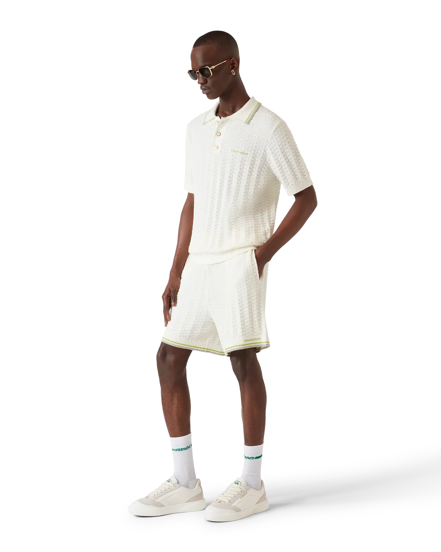 Tennis Boucle Polo Shirt | Casablanca Paris | Image 2