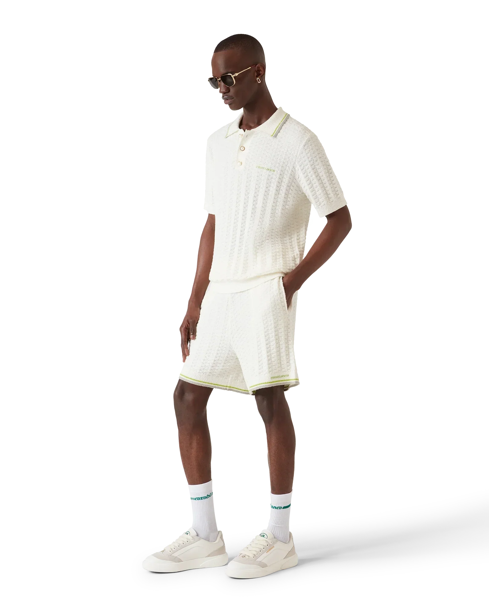 Tennis Boucle Polo Shirt | Casablanca Paris | Image 2