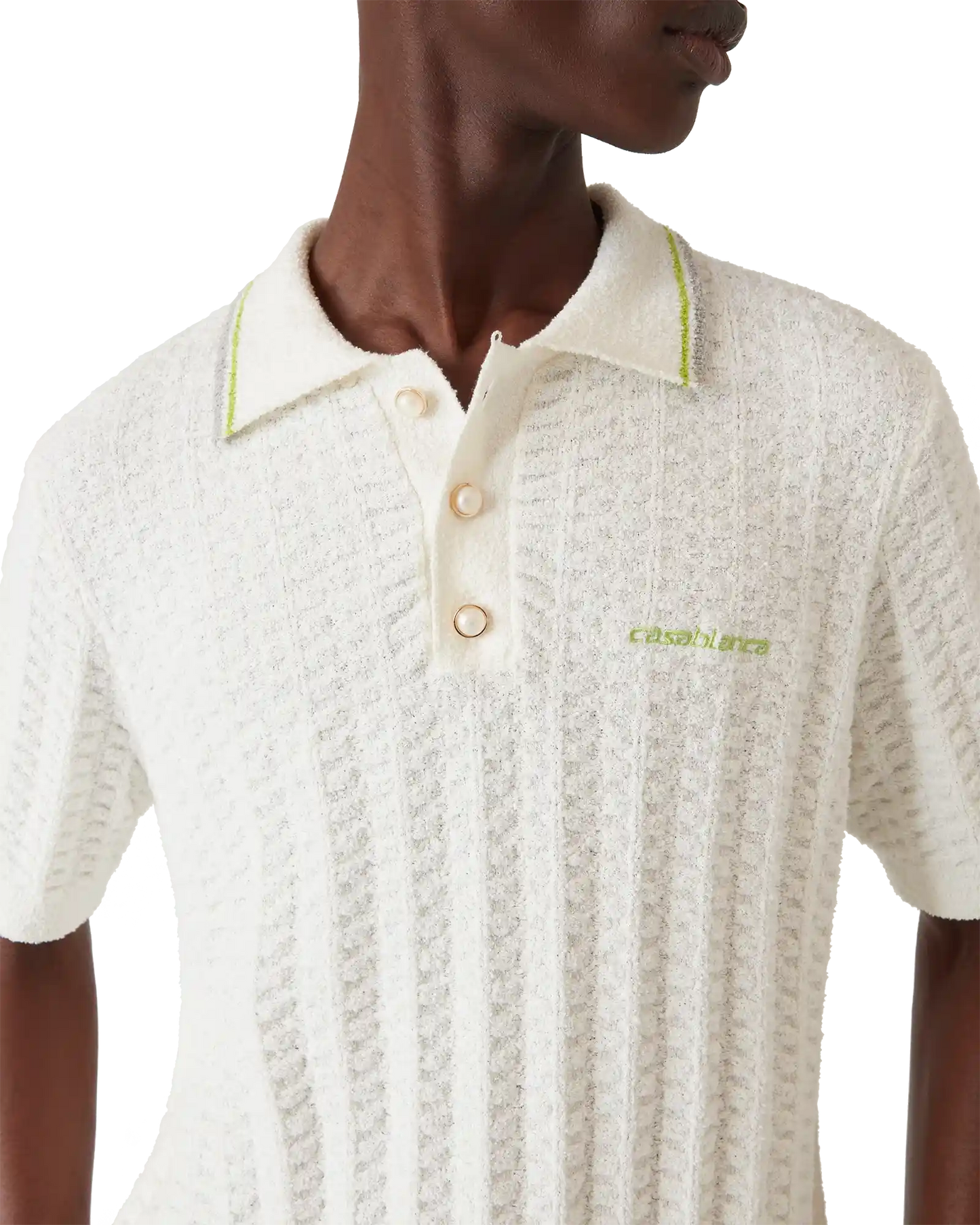 Tennis Boucle Polo Shirt | Casablanca Paris | Image 5