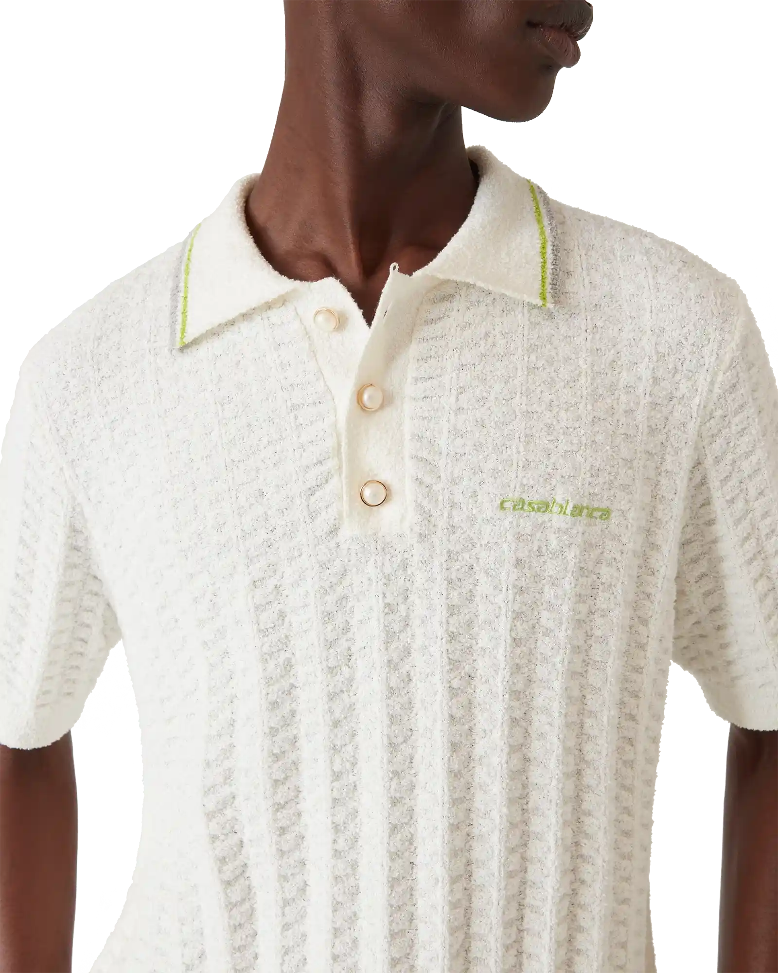 Tennis Boucle Polo Shirt | Casablanca Paris | Image 5