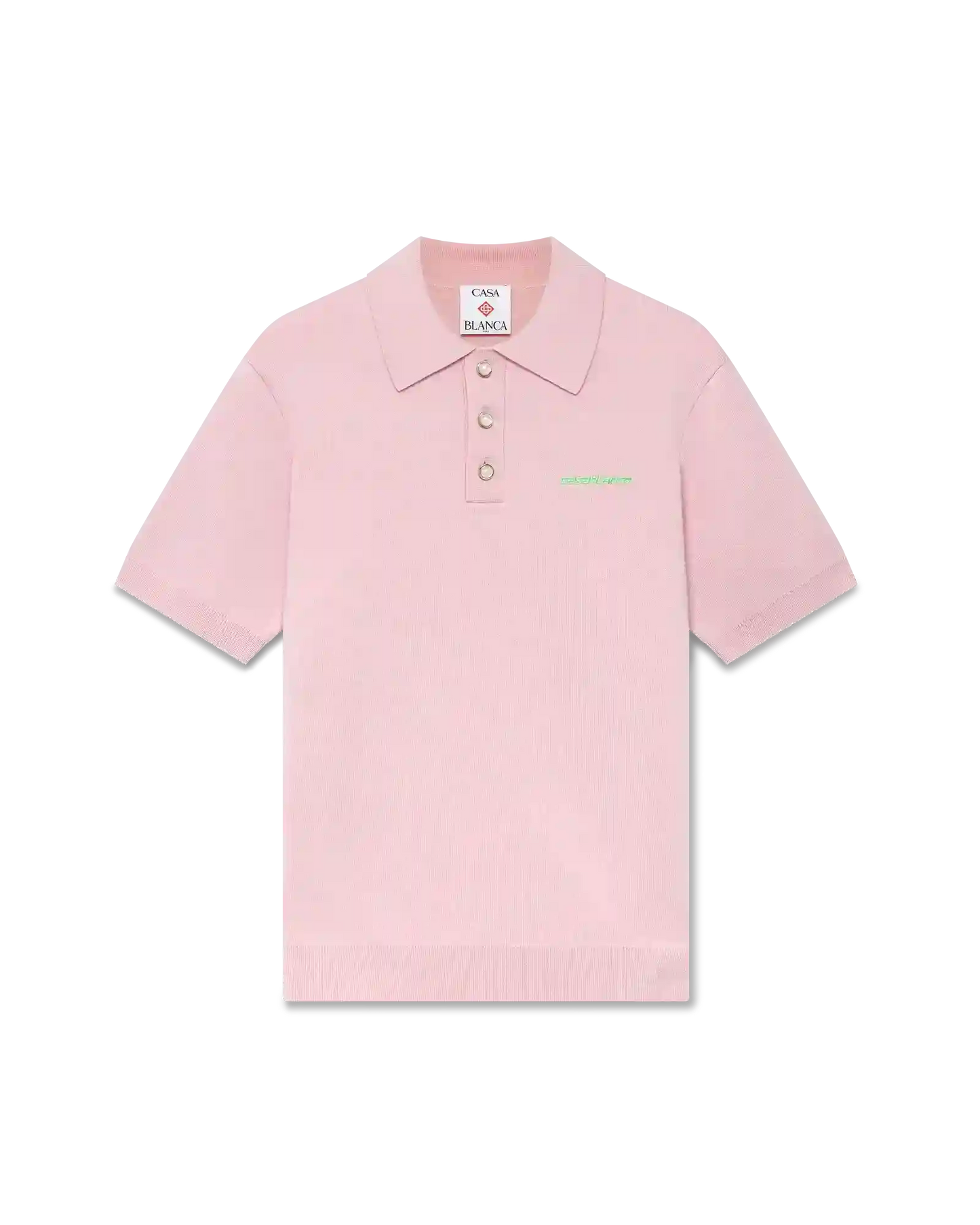 Double Face Short Sleeve Polo Shirt | Casablanca Paris | Image 1