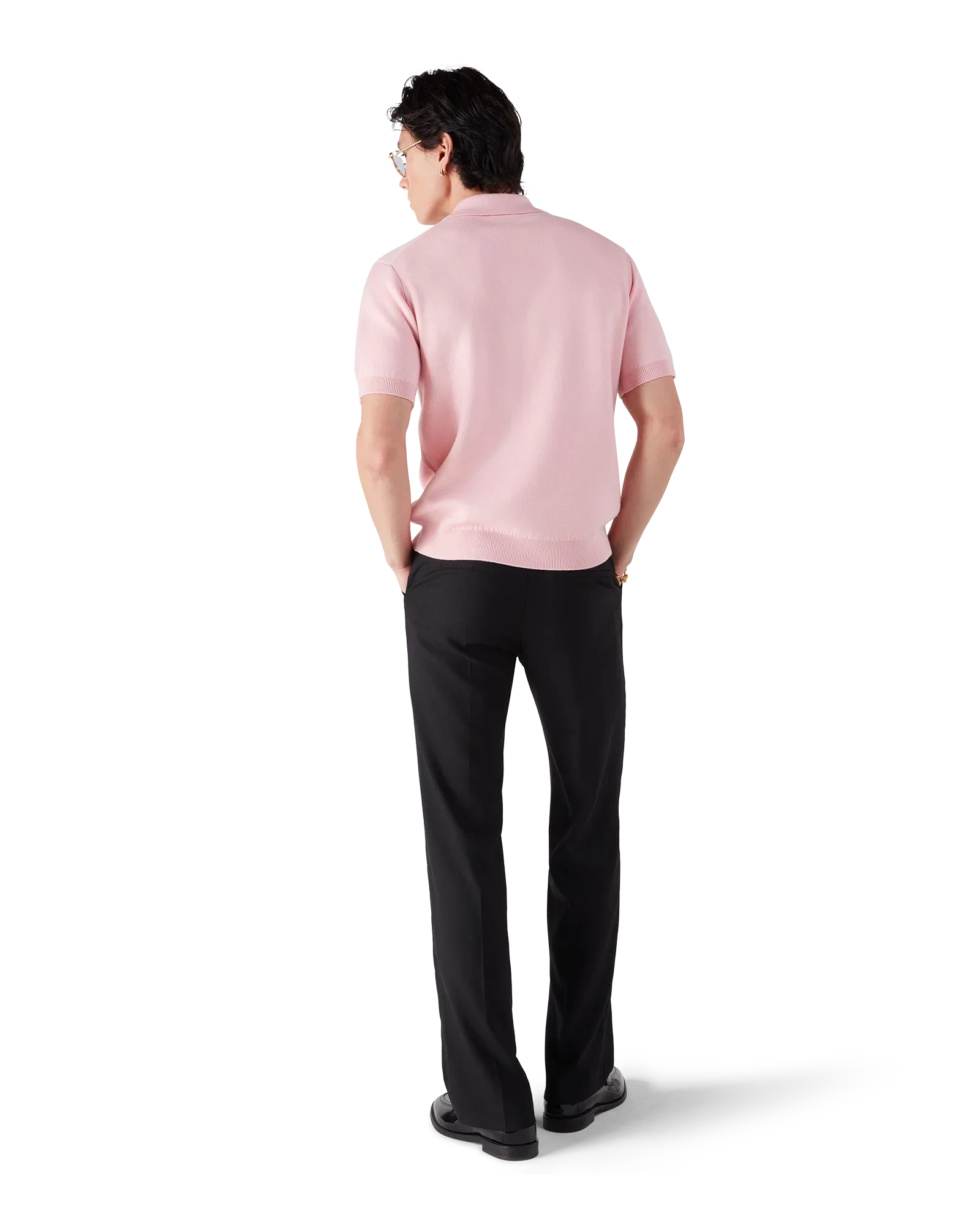 Double Face Short Sleeve Polo Shirt | Casablanca Paris | Image 3
