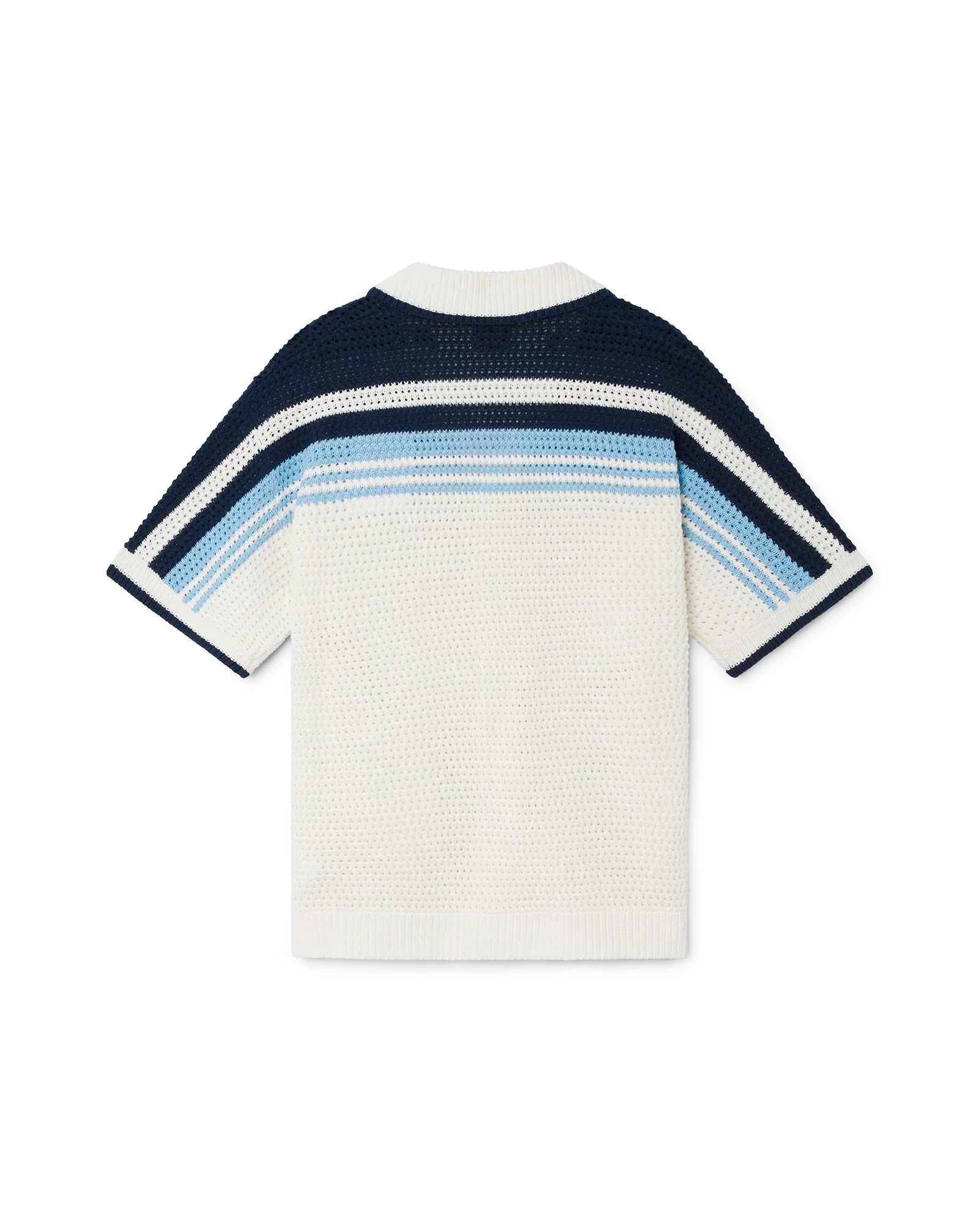 Tennis Cotton Crochet Short Sleeve Shirt | Casablanca Paris | Image 6