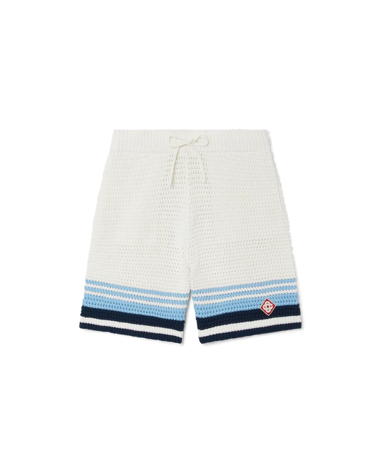 Tennis Cotton Crochet Shorts | Casablanca Paris | Image 1