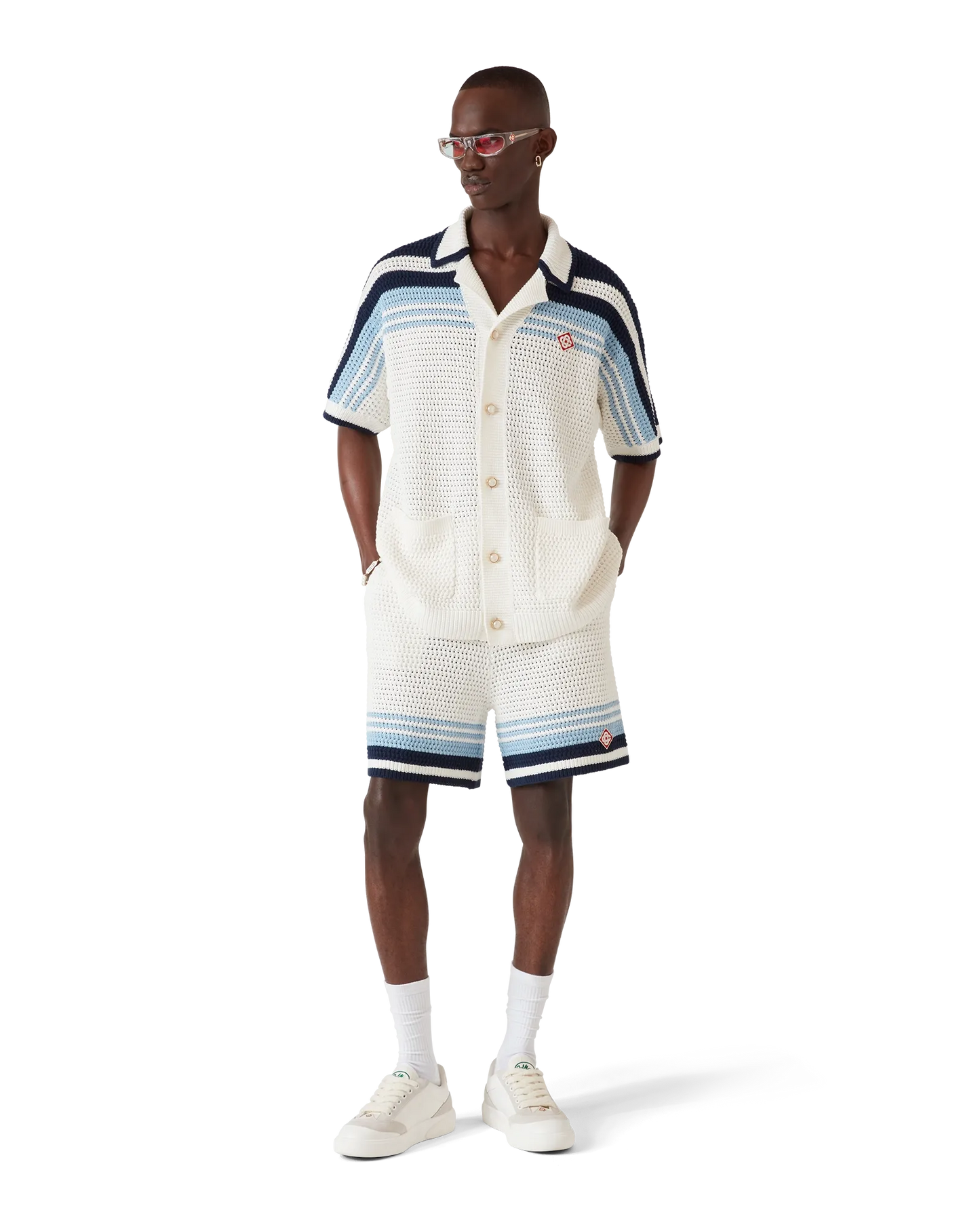 Tennis Cotton Crochet Shorts | Casablanca Paris | Image 2