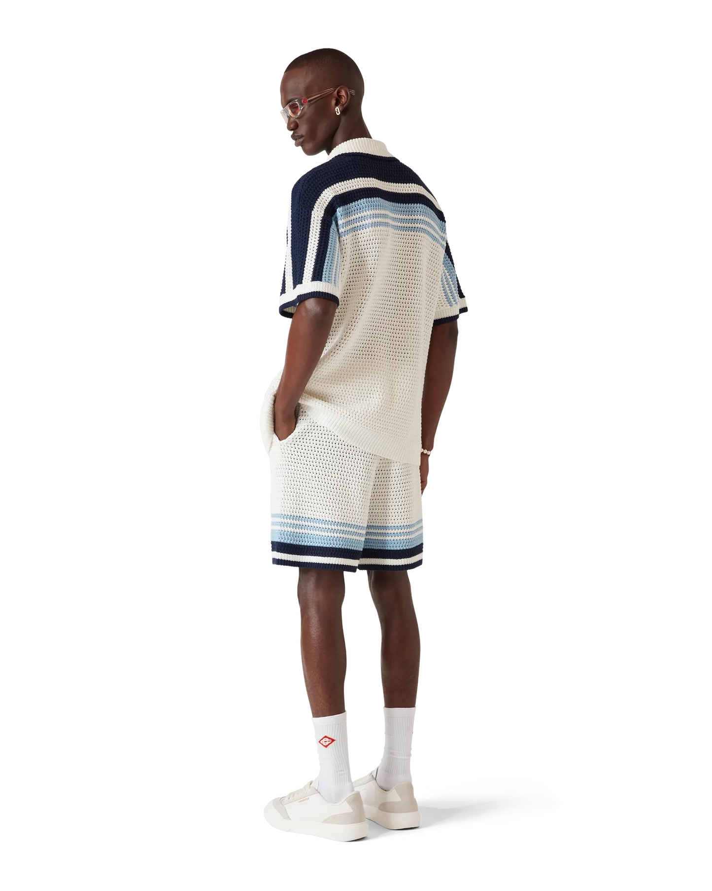 Tennis Cotton Crochet Shorts | Casablanca Paris | Image 3