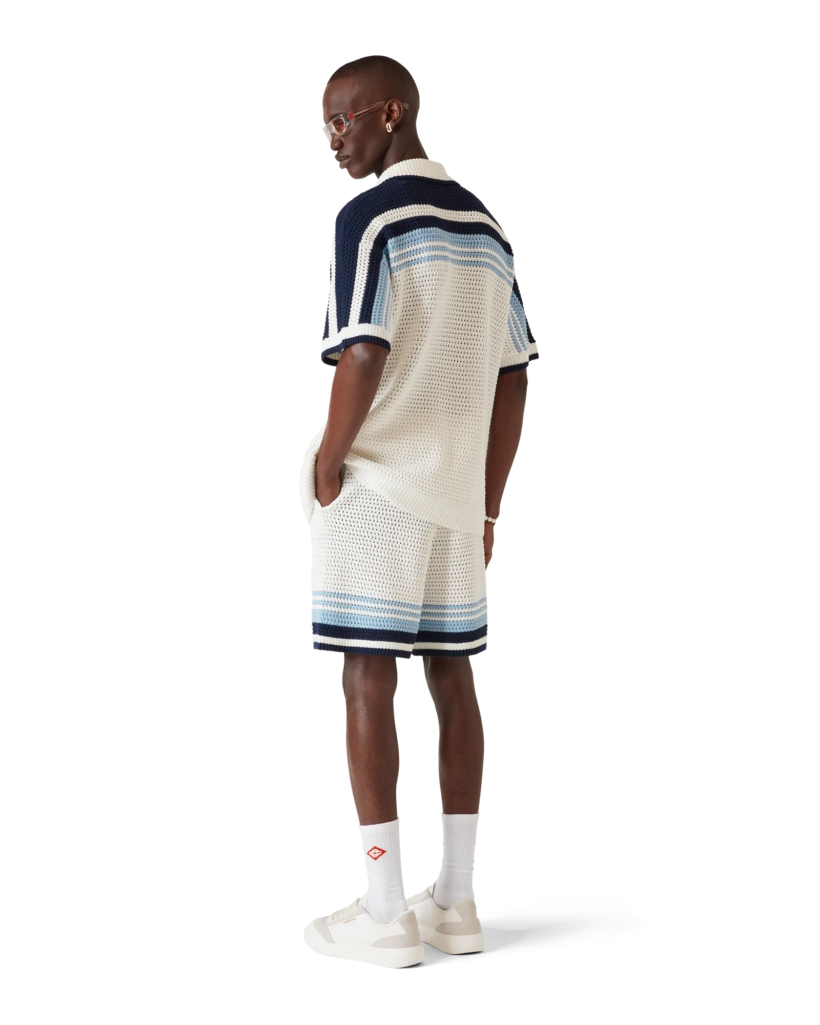 Tennis Cotton Crochet Shorts | Casablanca Paris | Image 3