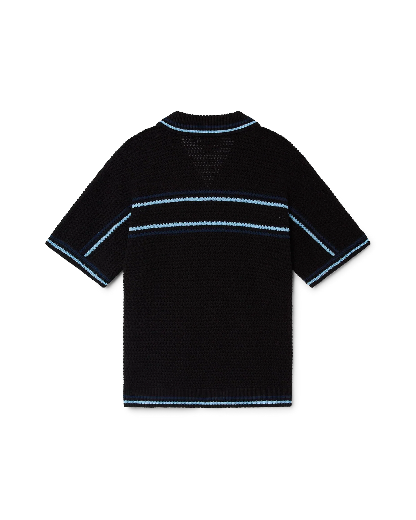 Tennis Cotton Crochet Short Sleeve Shirt | Casablanca Paris | Image 5