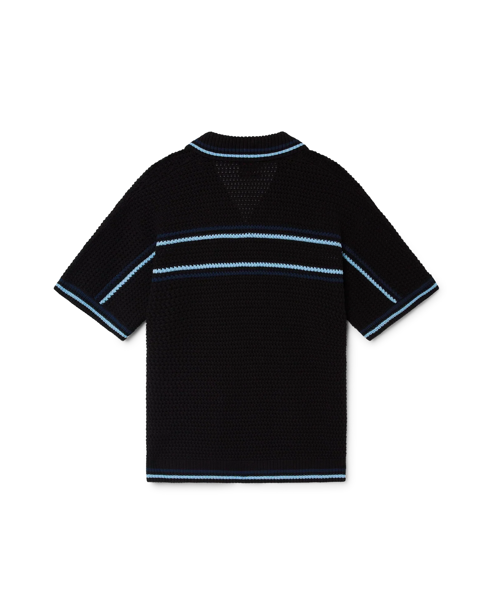 Tennis Cotton Crochet Short Sleeve Shirt | Casablanca Paris | Image 5