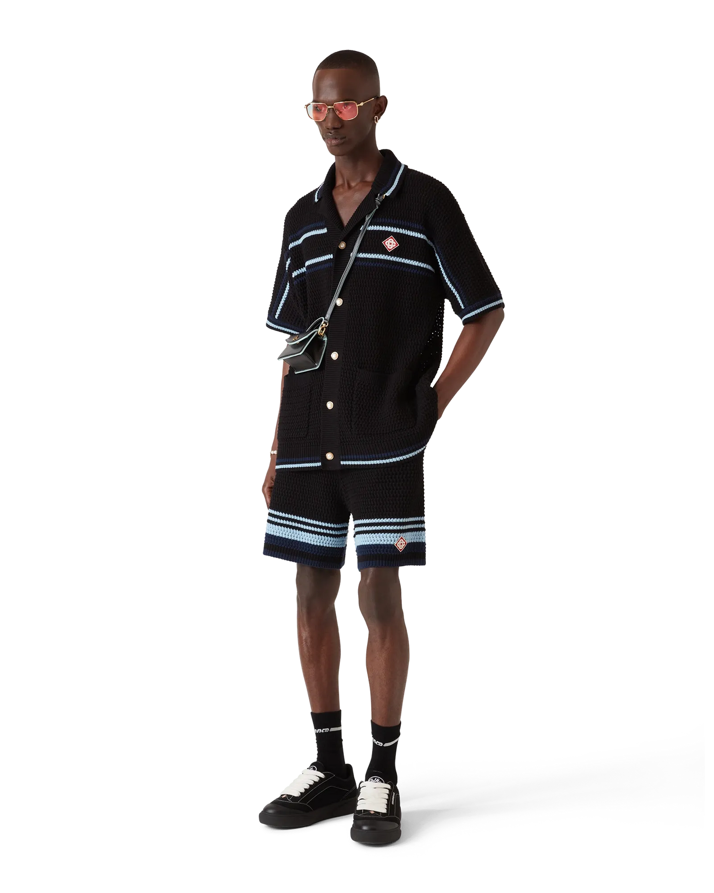 Tennis Cotton Crochet Shorts | Casablanca Paris | Image 2