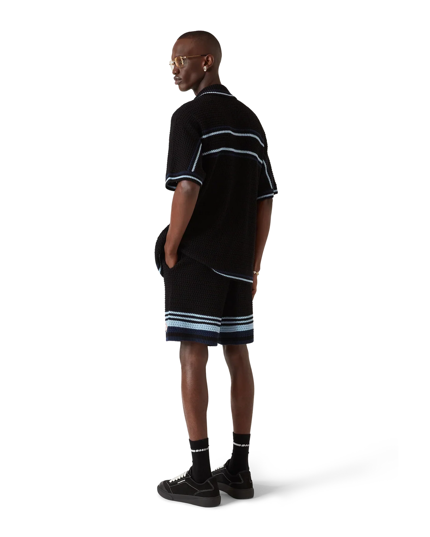 Tennis Cotton Crochet Shorts | Casablanca Paris | Image 3