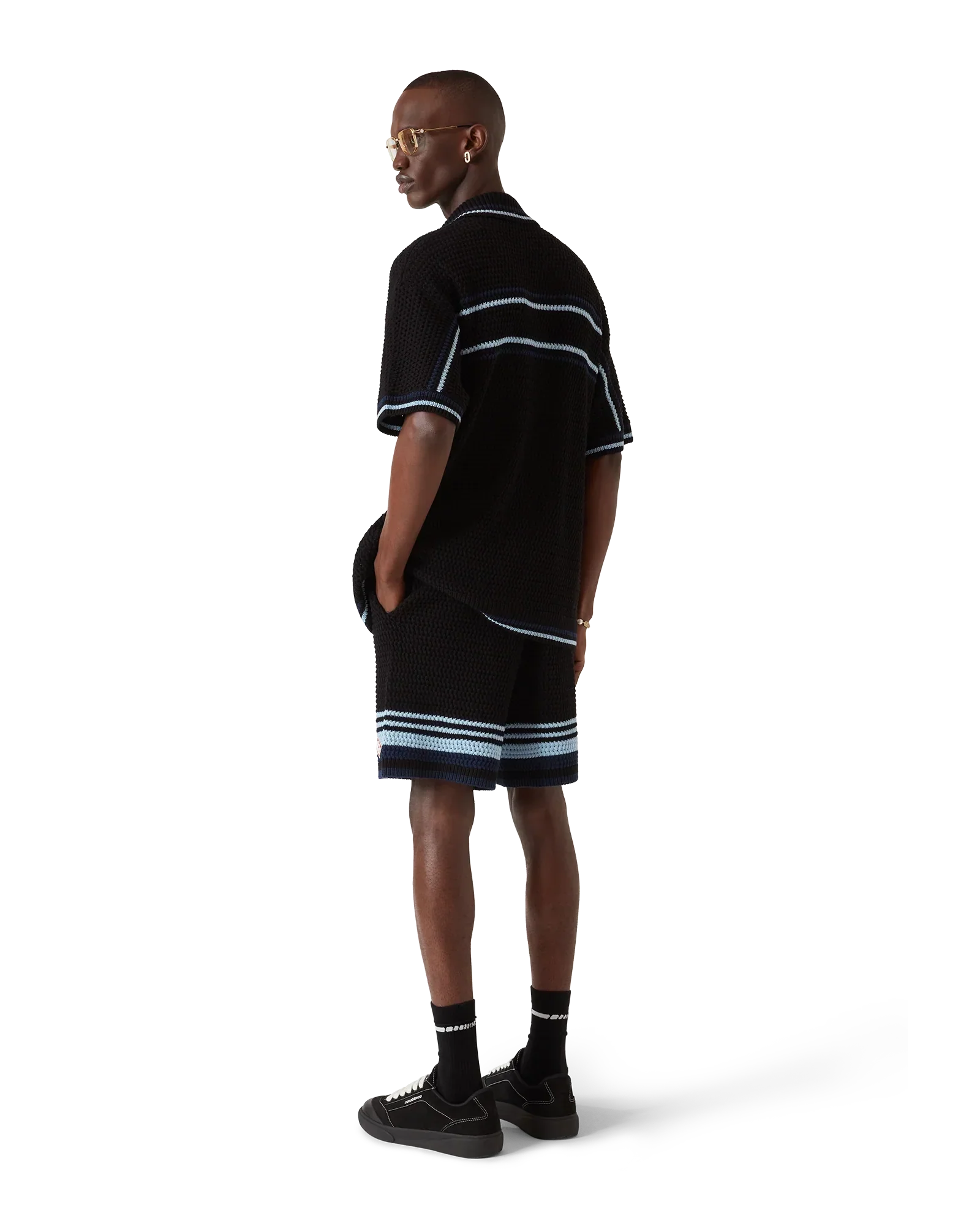 Tennis Cotton Crochet Shorts | Casablanca Paris | Image 3