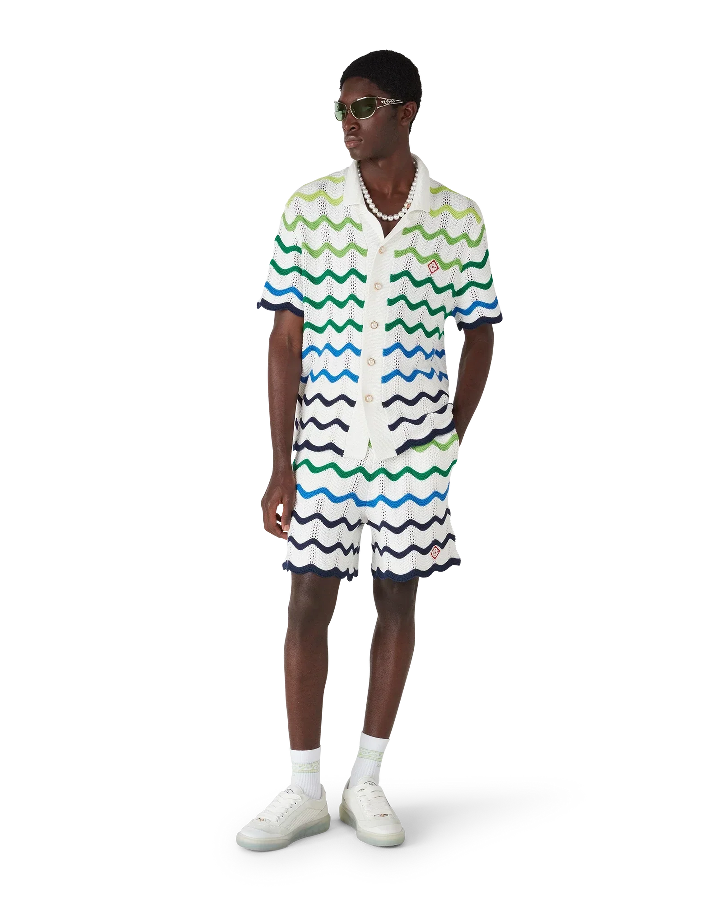 Wave Knitted Shorts | Casablanca Paris | Image 3