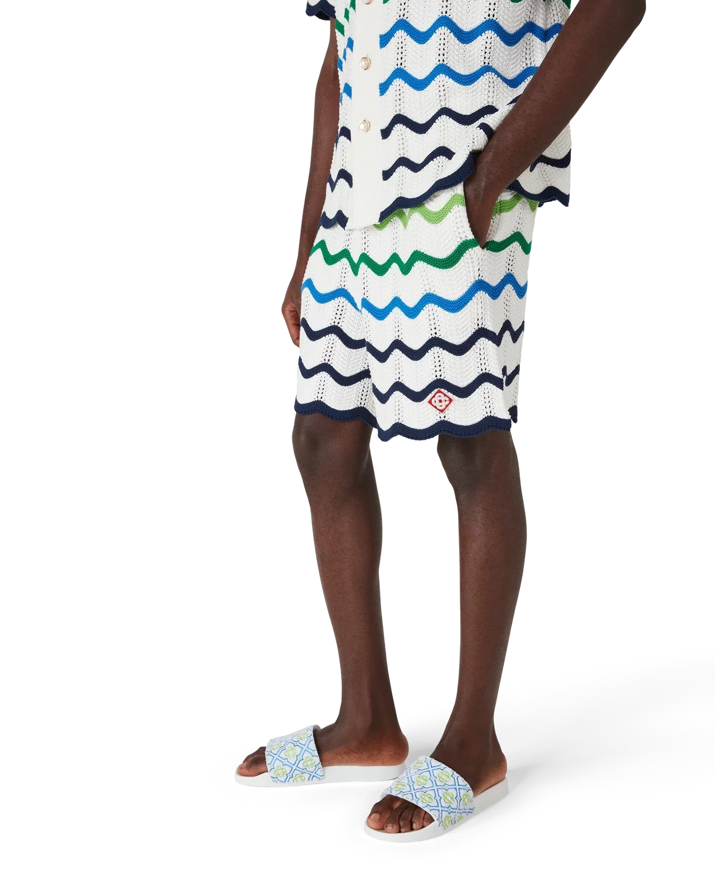 Wave Knitted Shorts | Casablanca Paris | Image 6