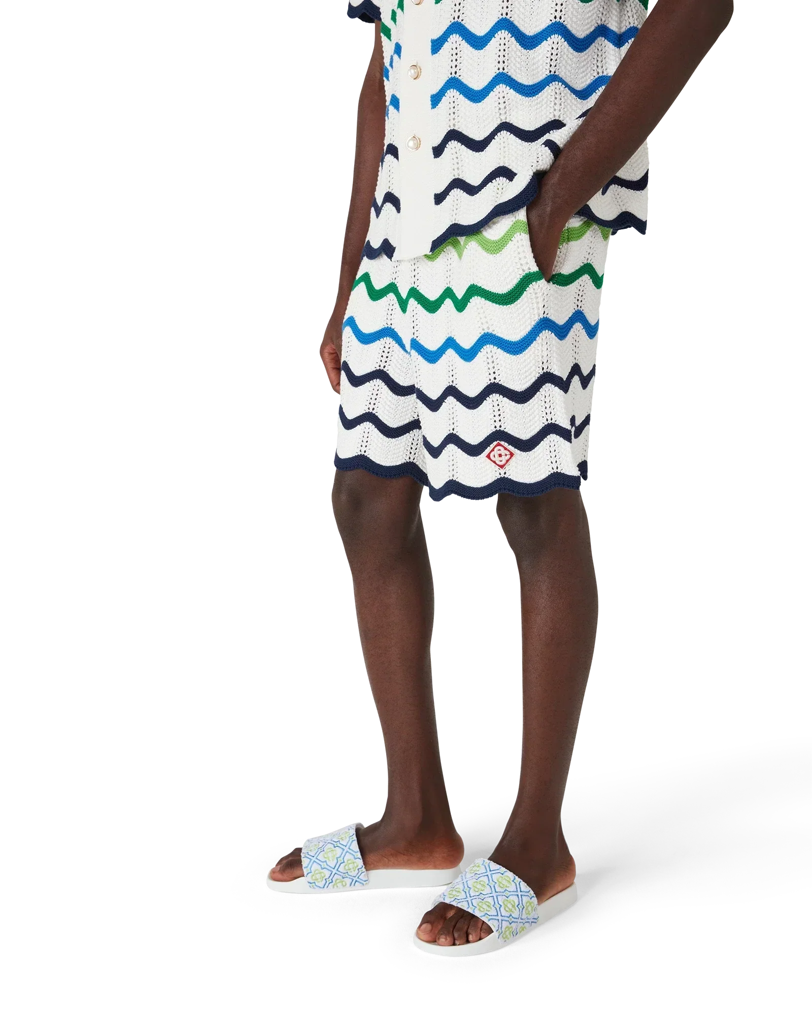 Wave Knitted Shorts | Casablanca Paris | Image 6