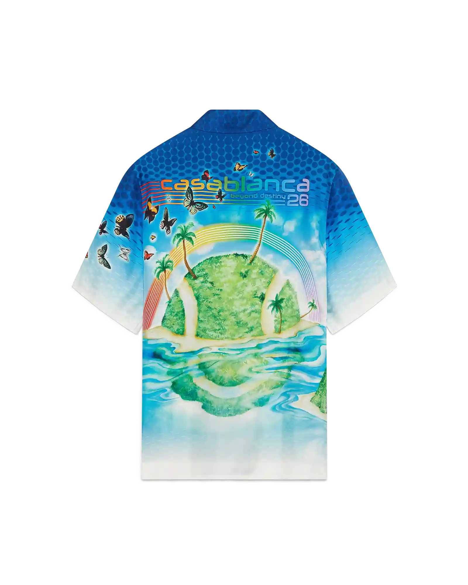 Beyond Destiny Short Sleeve Silk Shirt | Casablanca Paris | Image 6