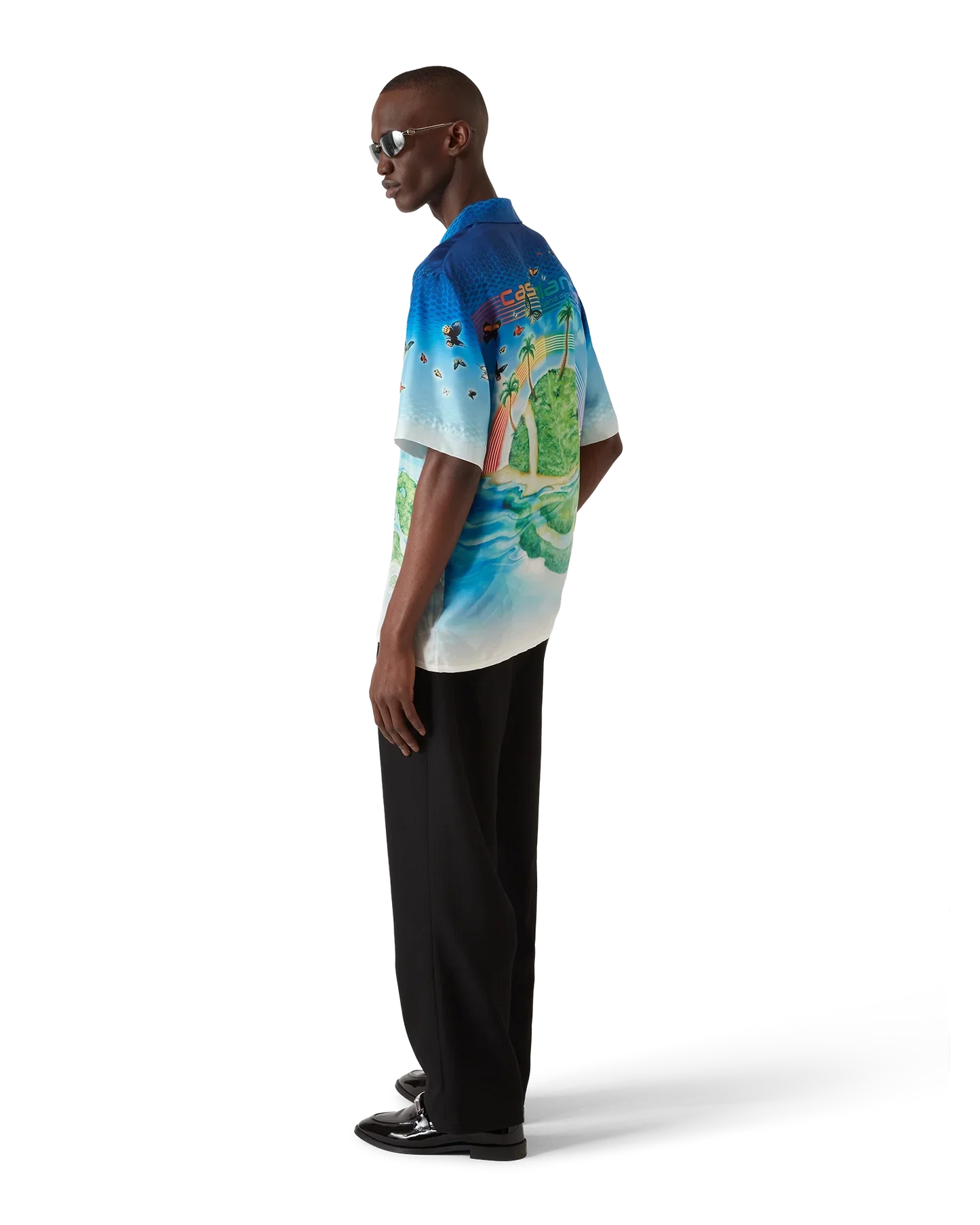 Beyond Destiny Short Sleeve Silk Shirt | Casablanca Paris | Image 3