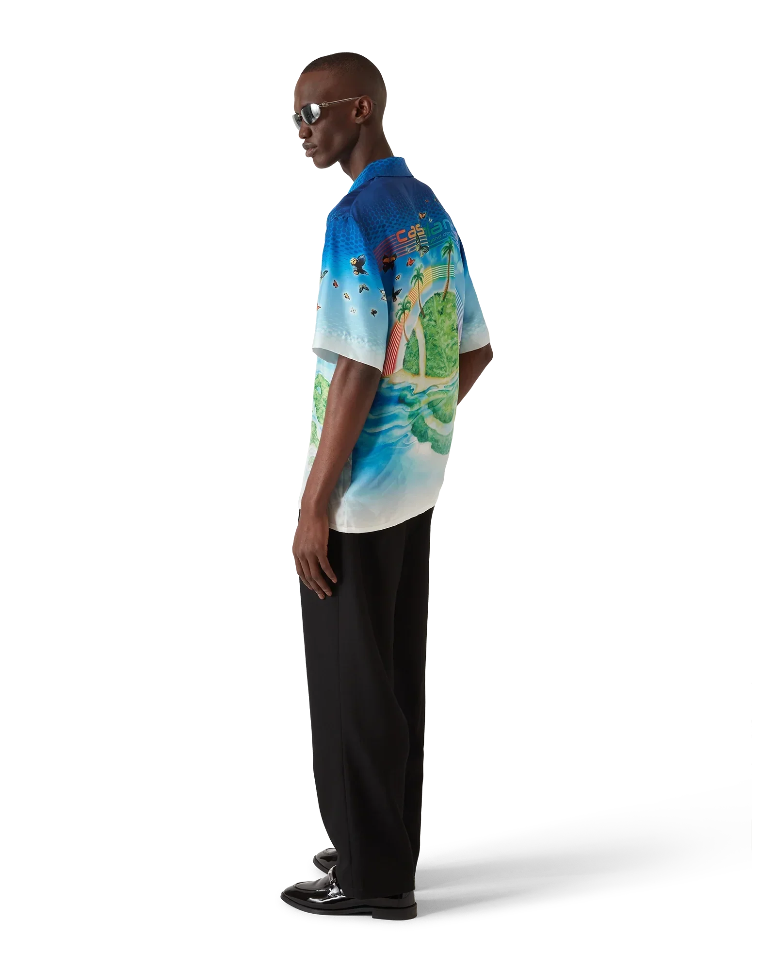 Beyond Destiny Short Sleeve Silk Shirt | Casablanca Paris | Image 3