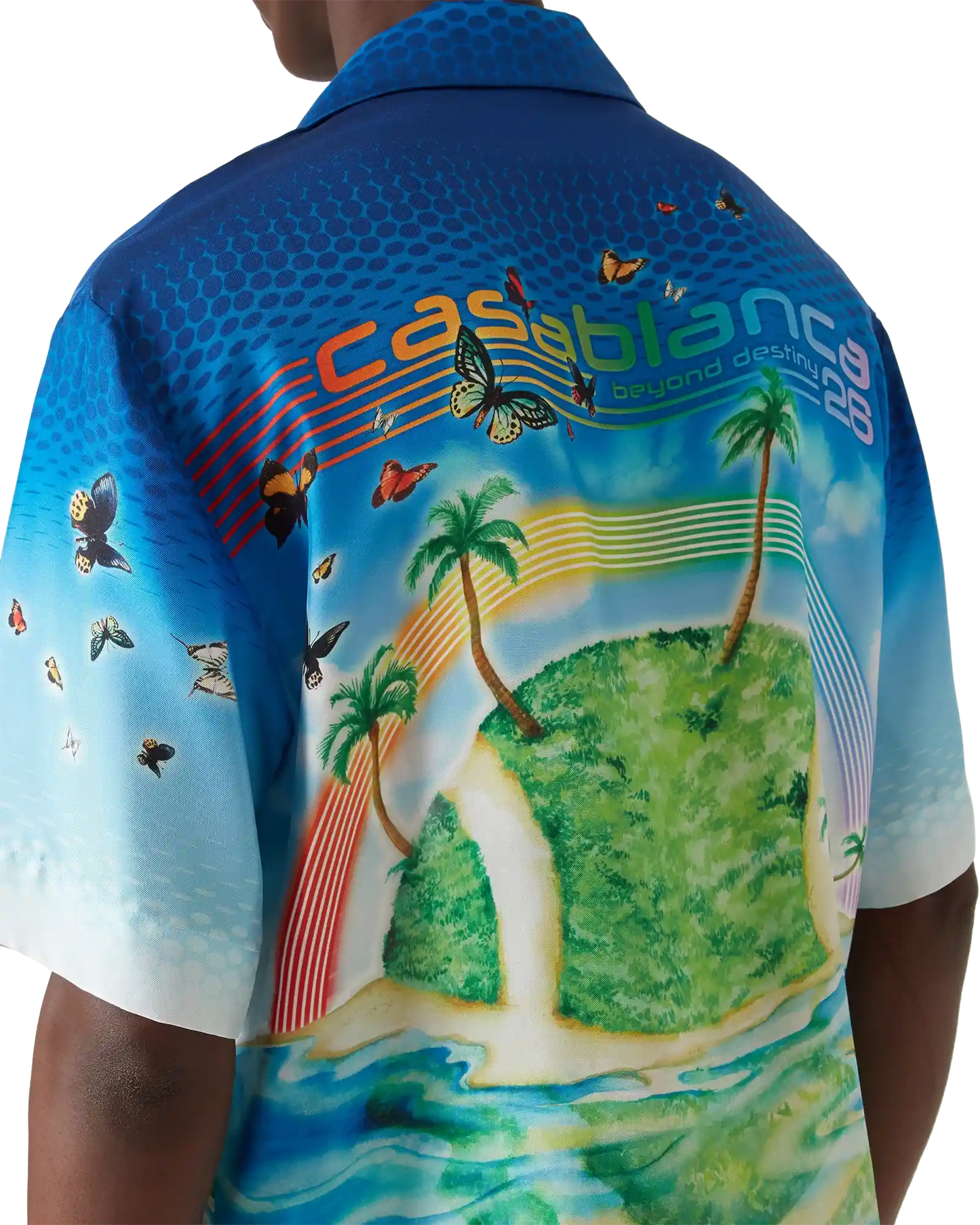 Beyond Destiny Short Sleeve Silk Shirt | Casablanca Paris | Image 5