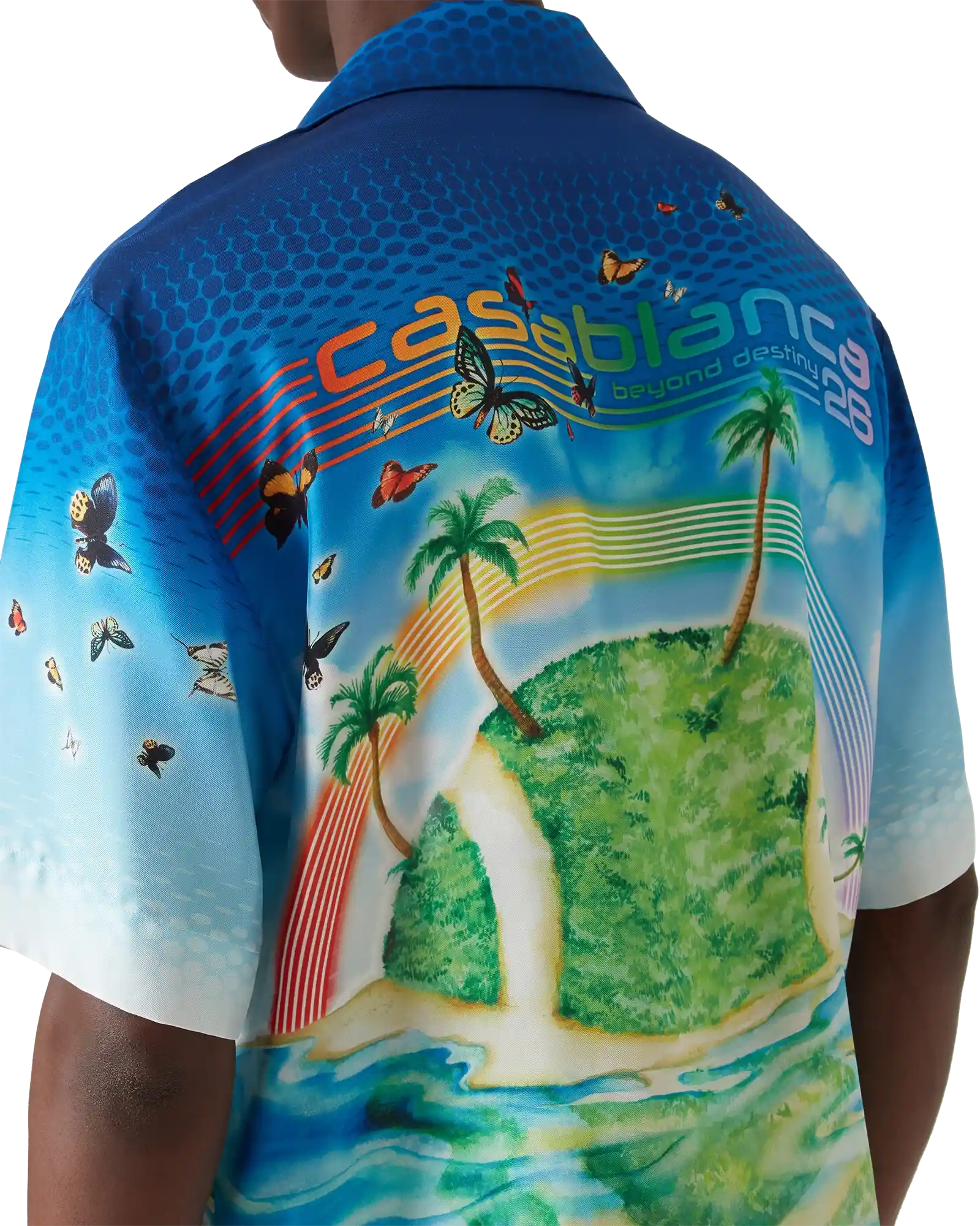 Beyond Destiny Short Sleeve Silk Shirt | Casablanca Paris | Image 5