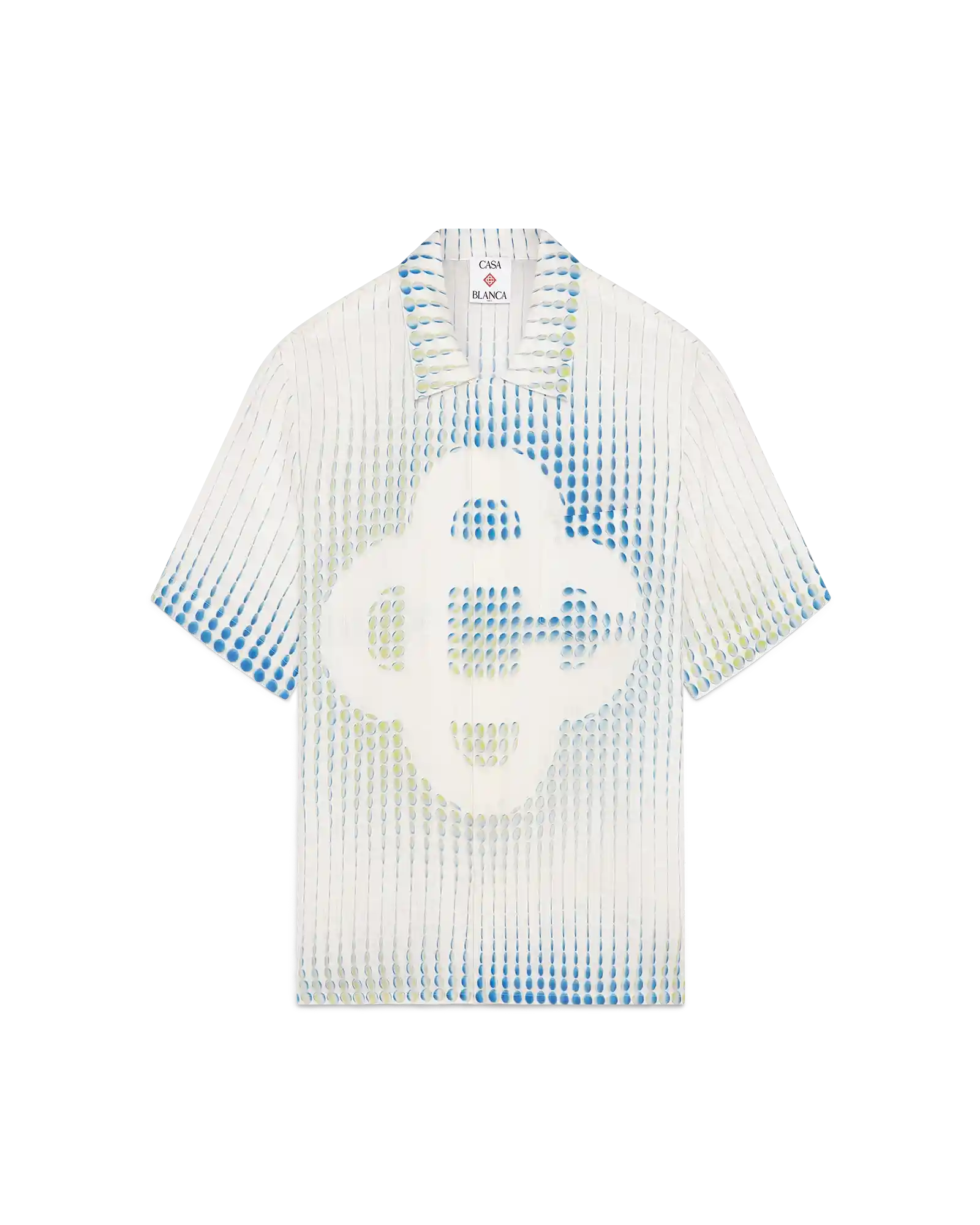 Dots Short Sleeve Linen Shirt | Casablanca Paris | Image 1