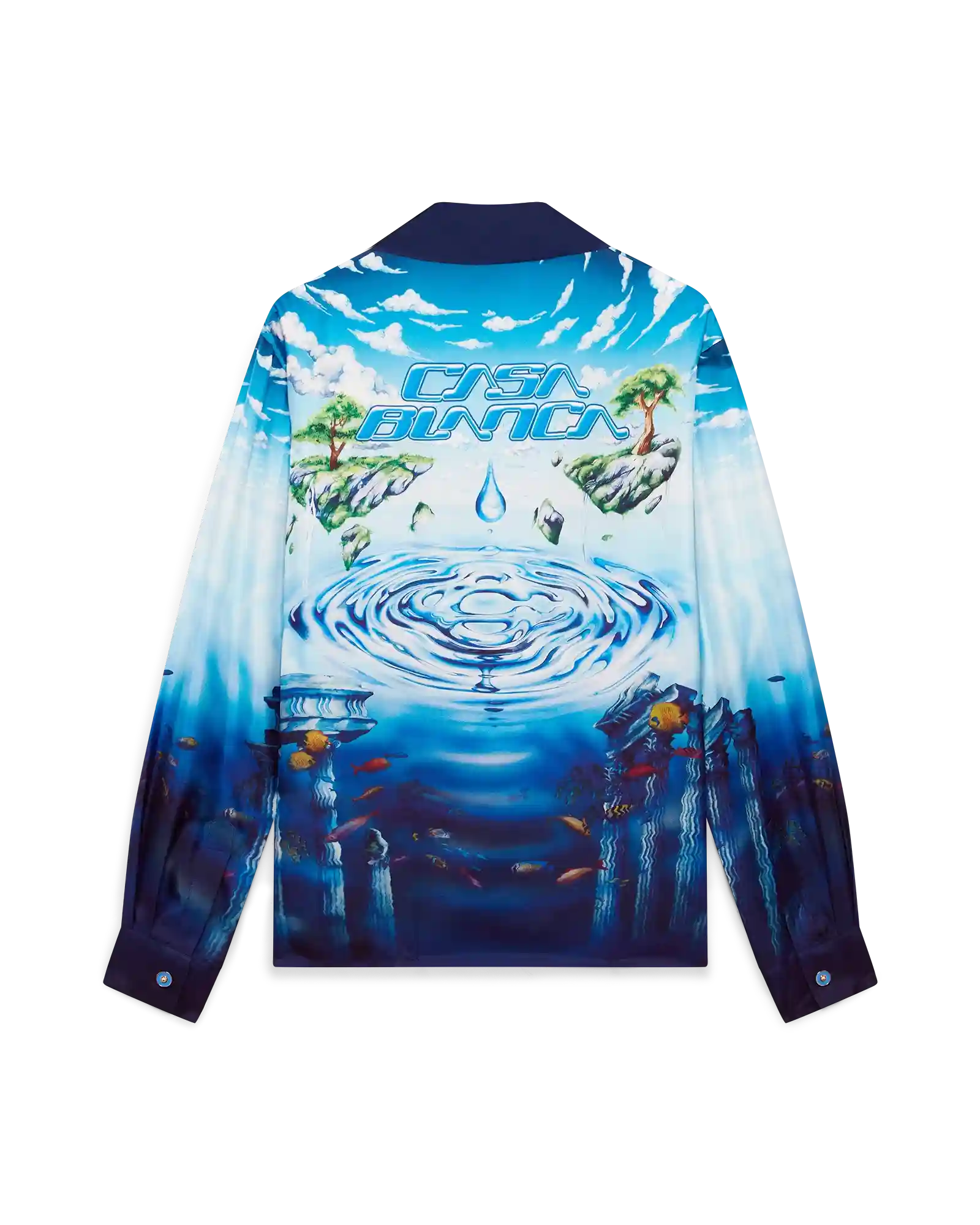 Lost Atlantis Long Sleeve Silk Shirt | Casablanca Paris | Image 6