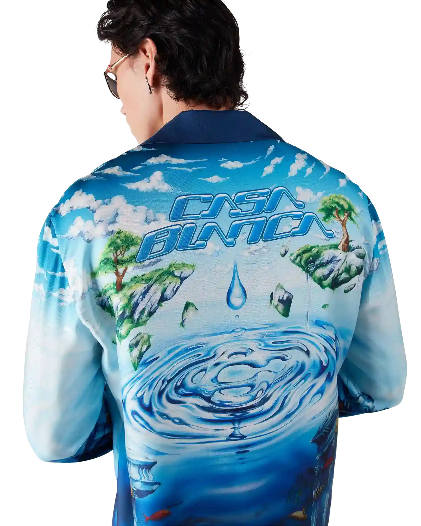 Lost Atlantis Long Sleeve Silk Shirt | Casablanca Paris | Image 5