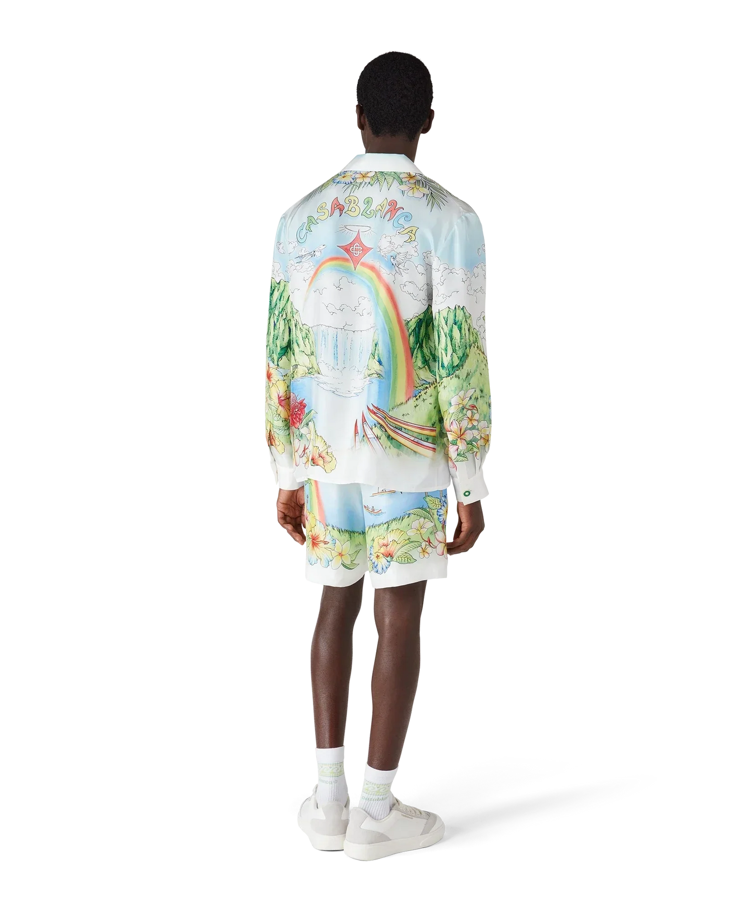 Aloha Long Sleeve Silk Shirt | Casablanca Paris | Image 3