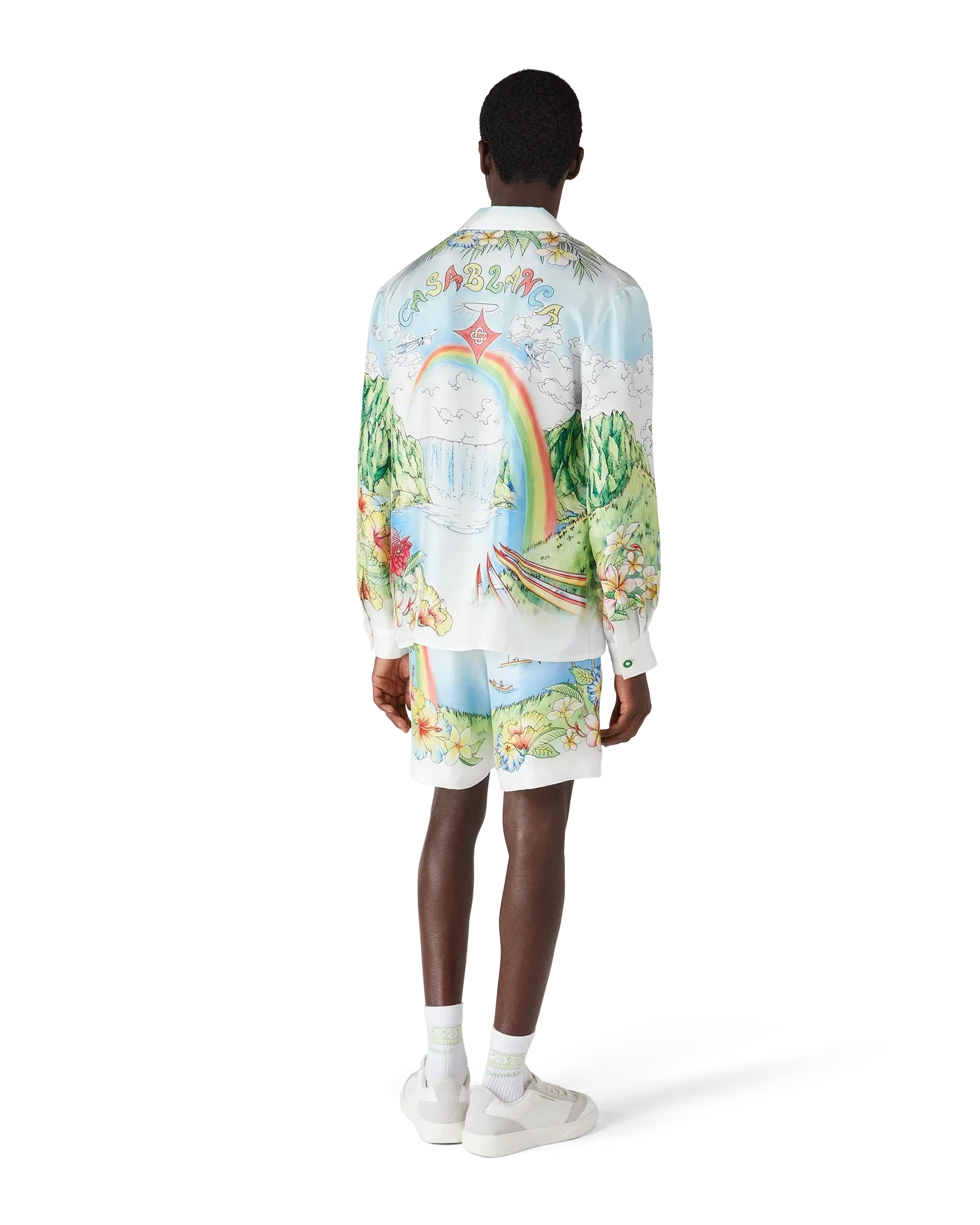 Aloha Long Sleeve Silk Shirt | Casablanca Paris | Image 3