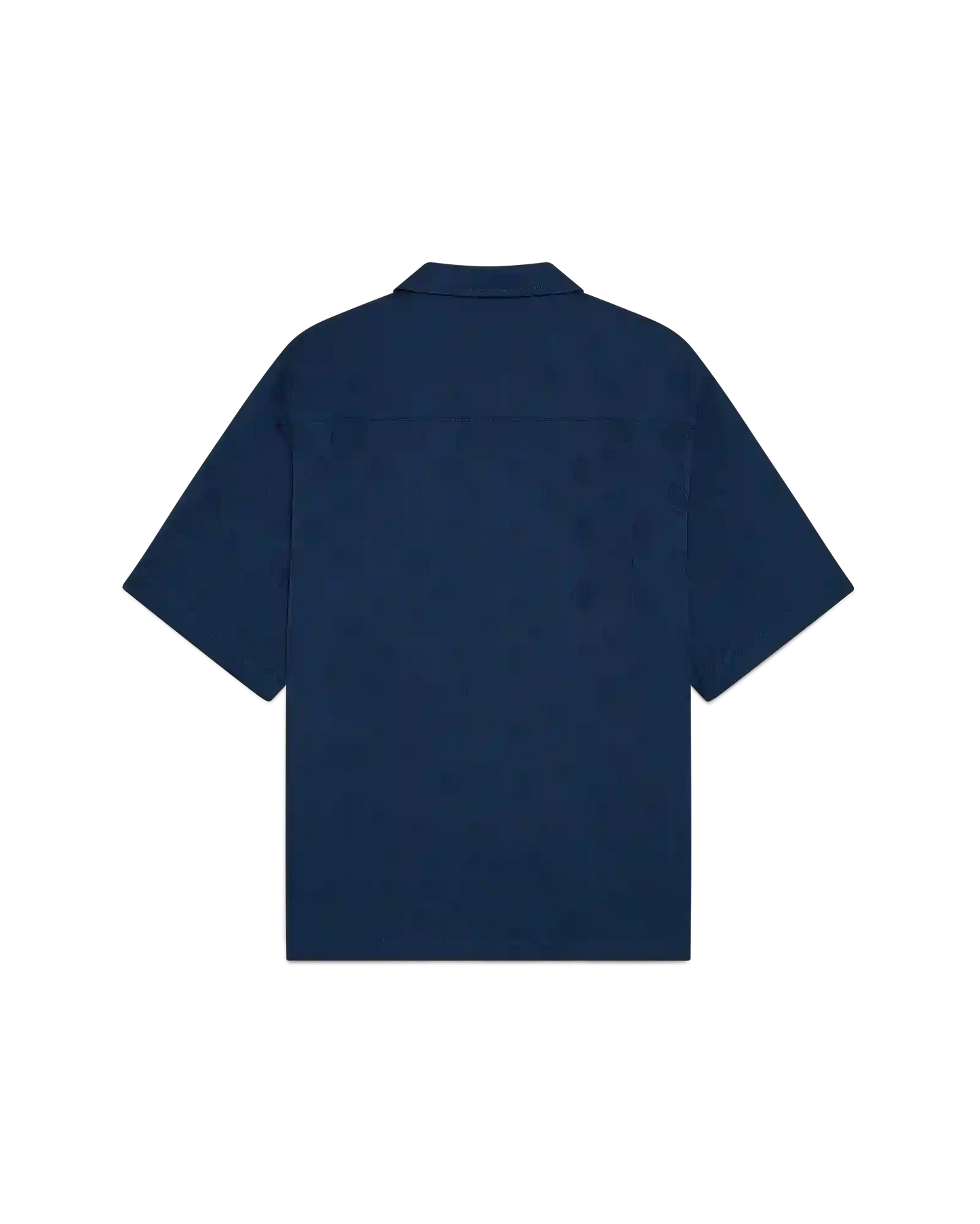 Navy Monogram Short Sleeve Shirt | Casablanca Paris | Image 6