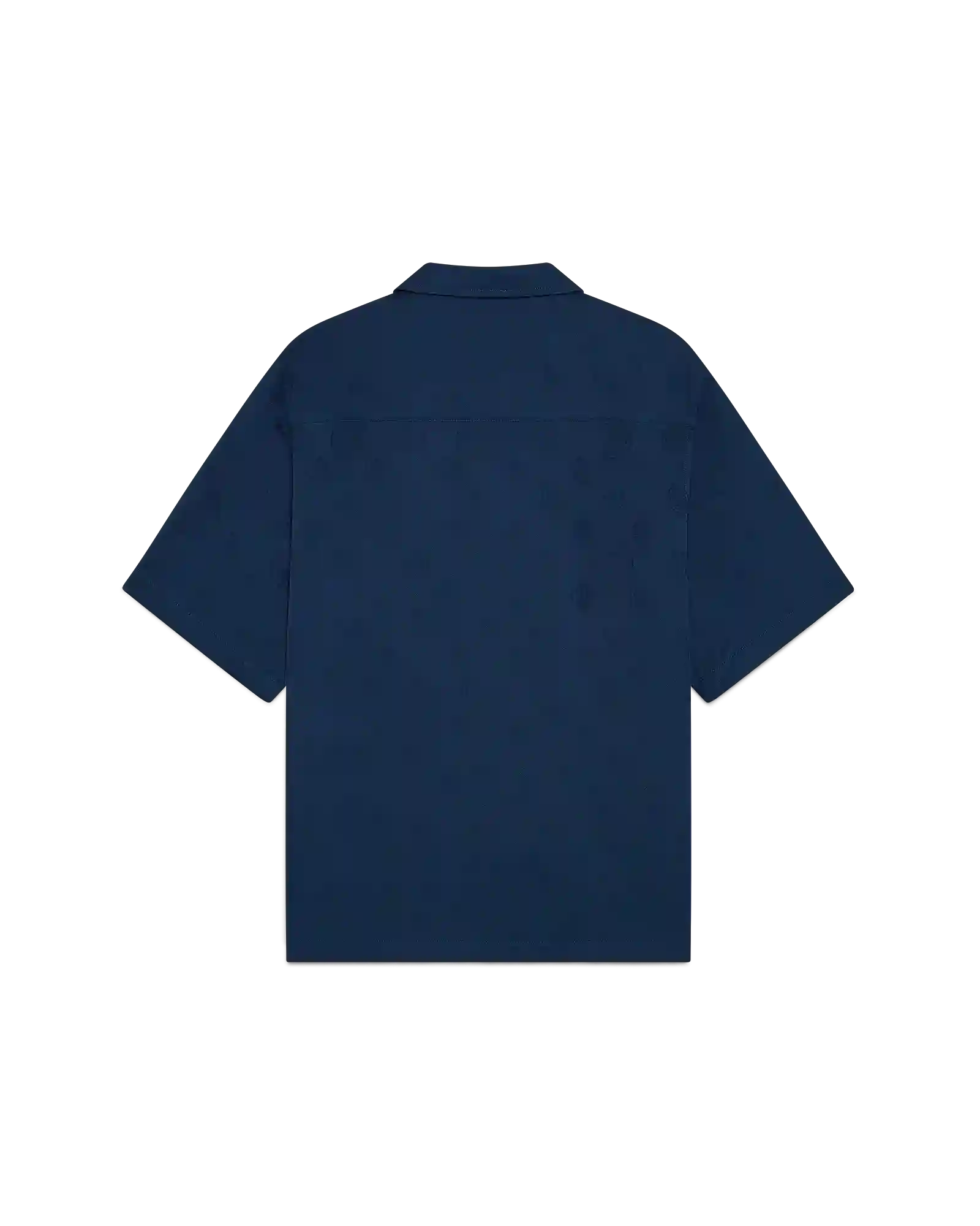 Navy Monogram Short Sleeve Shirt | Casablanca Paris | Image 6