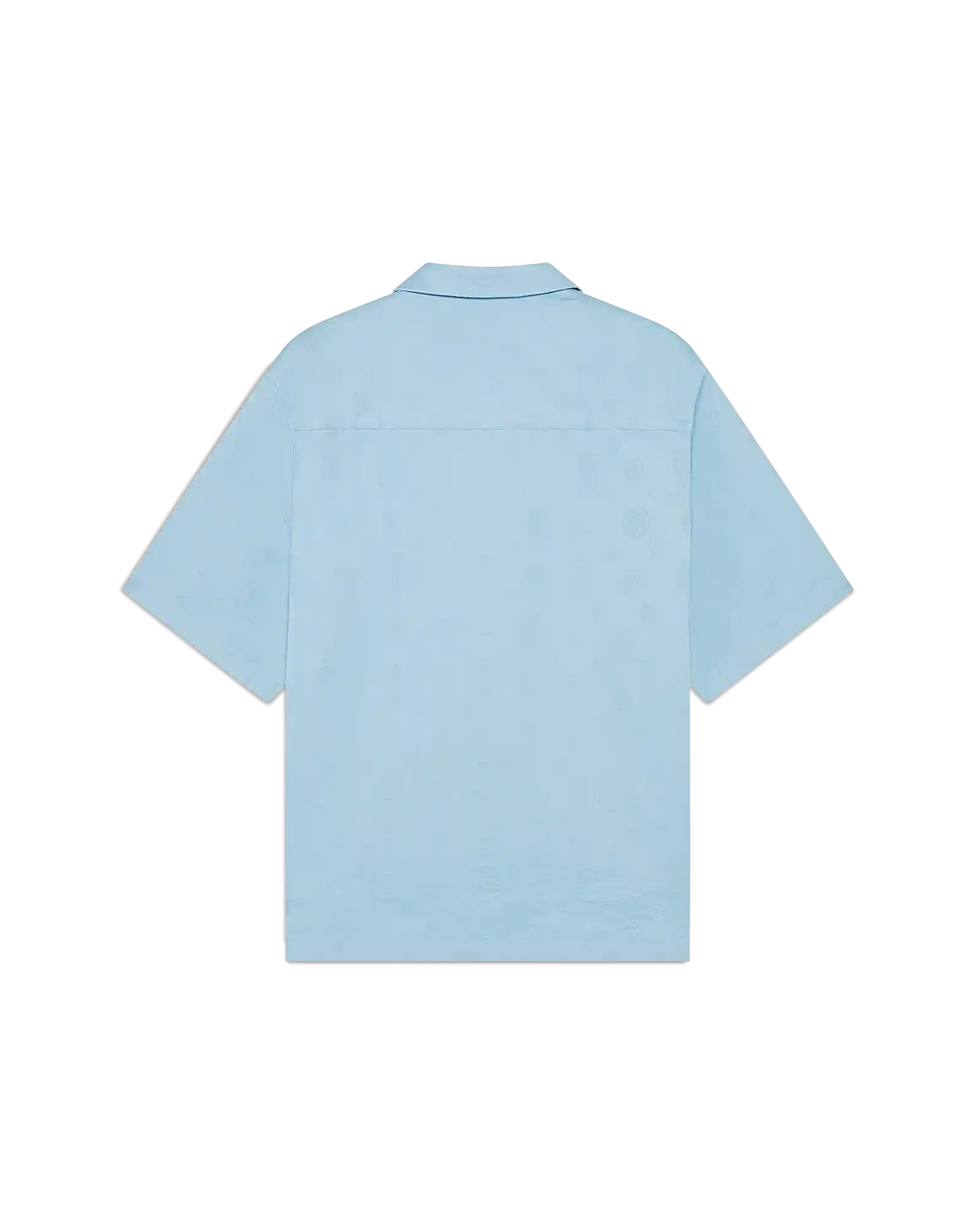 Light Blue Monogram Short Sleeve Shirt | Casablanca Paris | Image 6