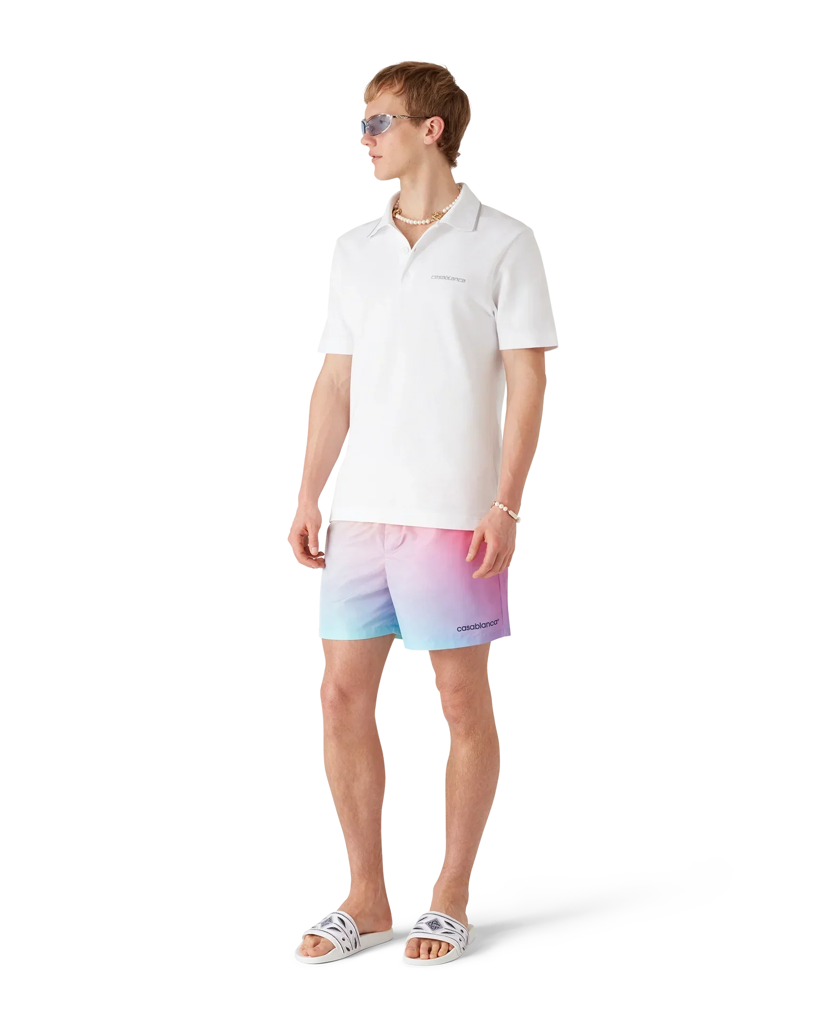 Gradient Printed Swim Shorts | Casablanca Paris | Image 2