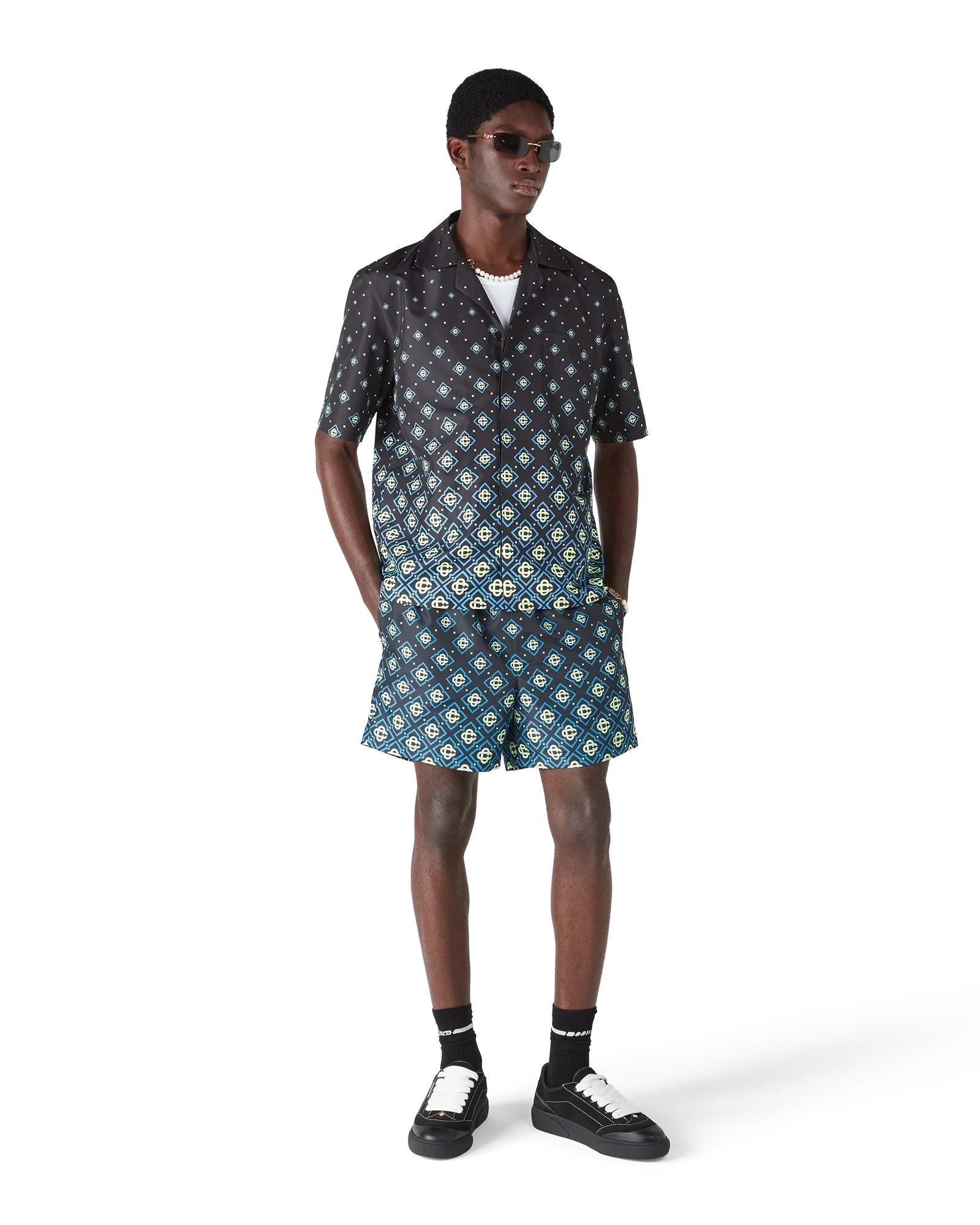 Degrade Monogram Swim Shorts | Casablanca Paris | Image 2