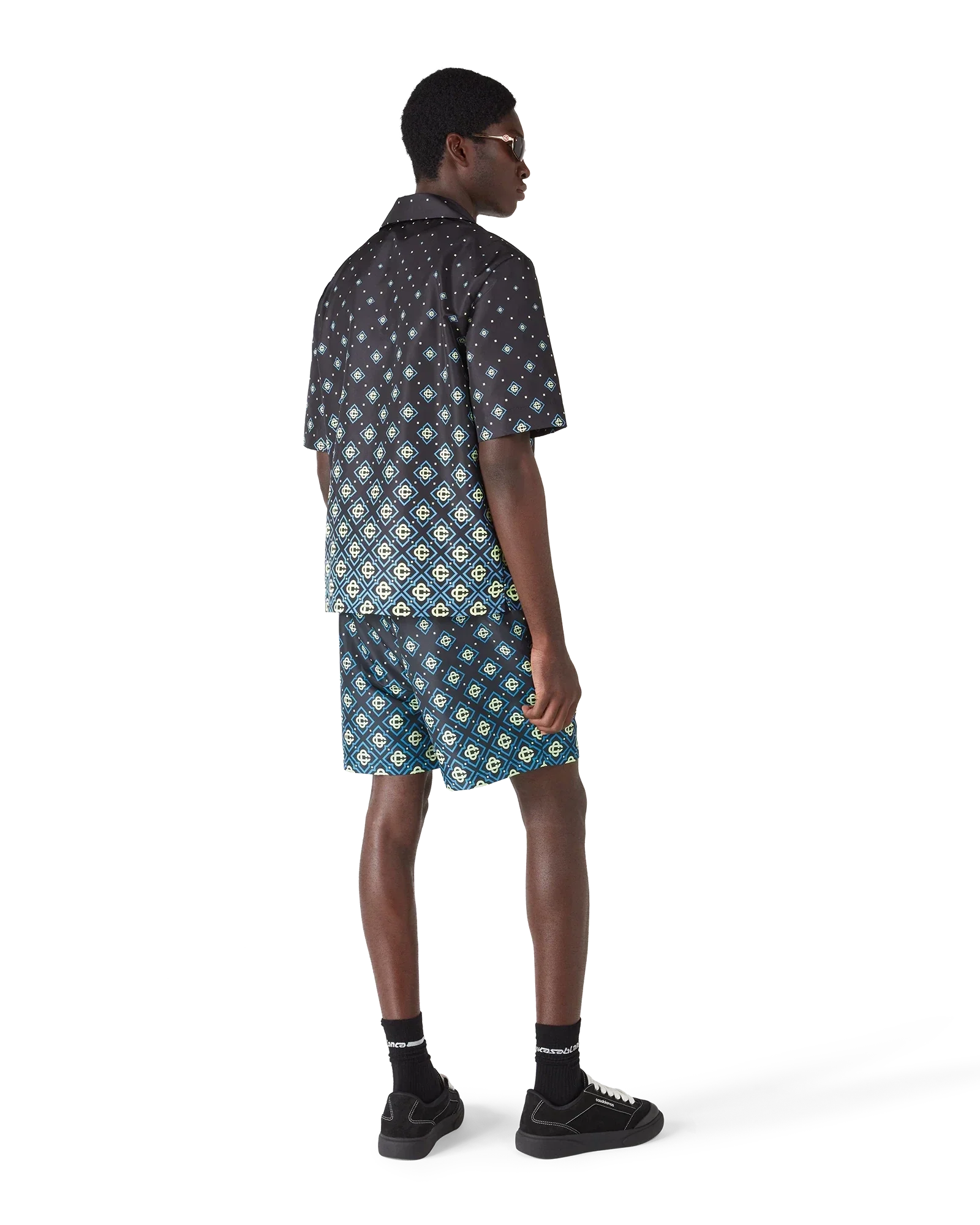 Degrade Monogram Swim Shorts | Casablanca Paris | Image 3