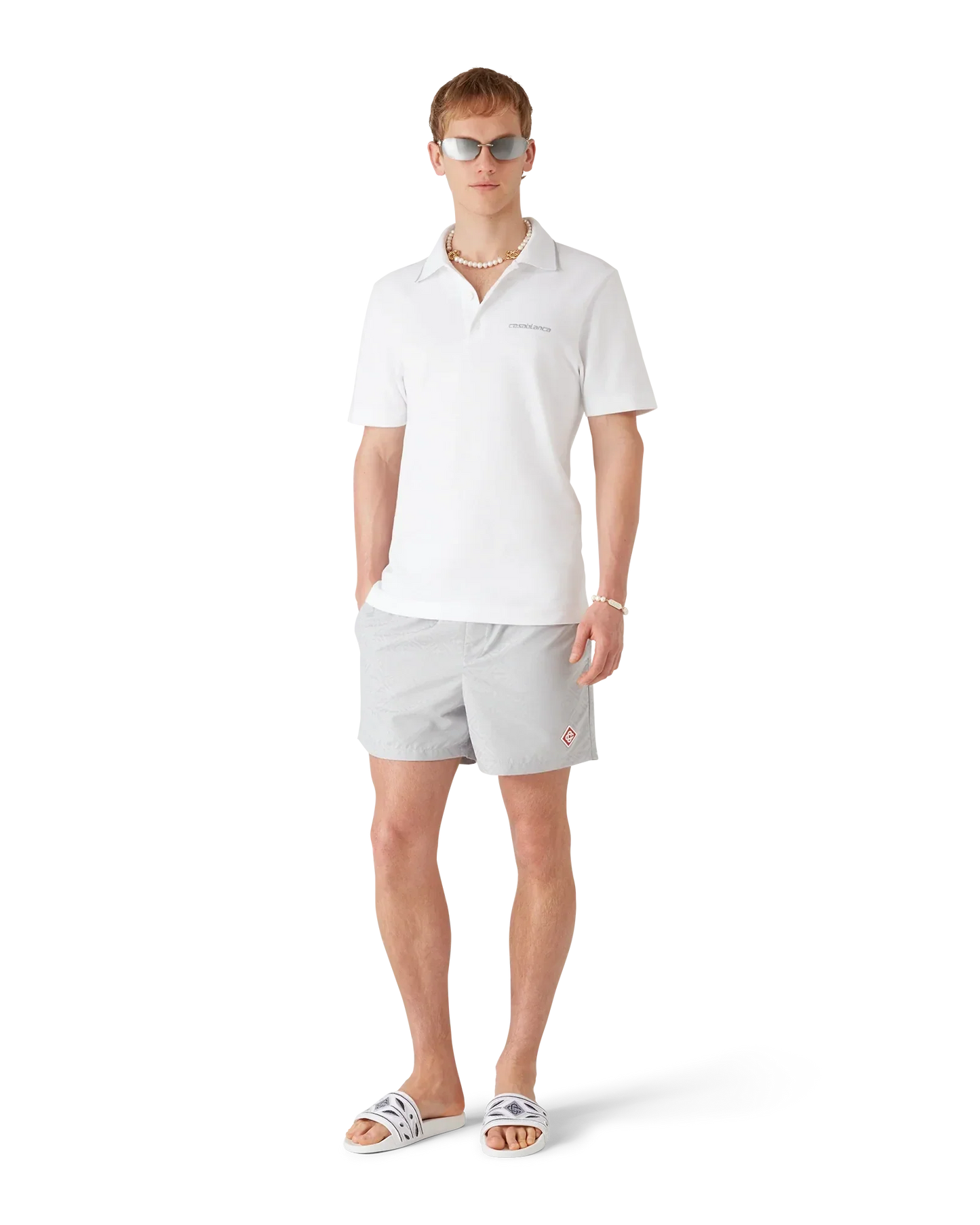 Monogram Jacquard Swim Shorts | Casablanca Paris | Image 2