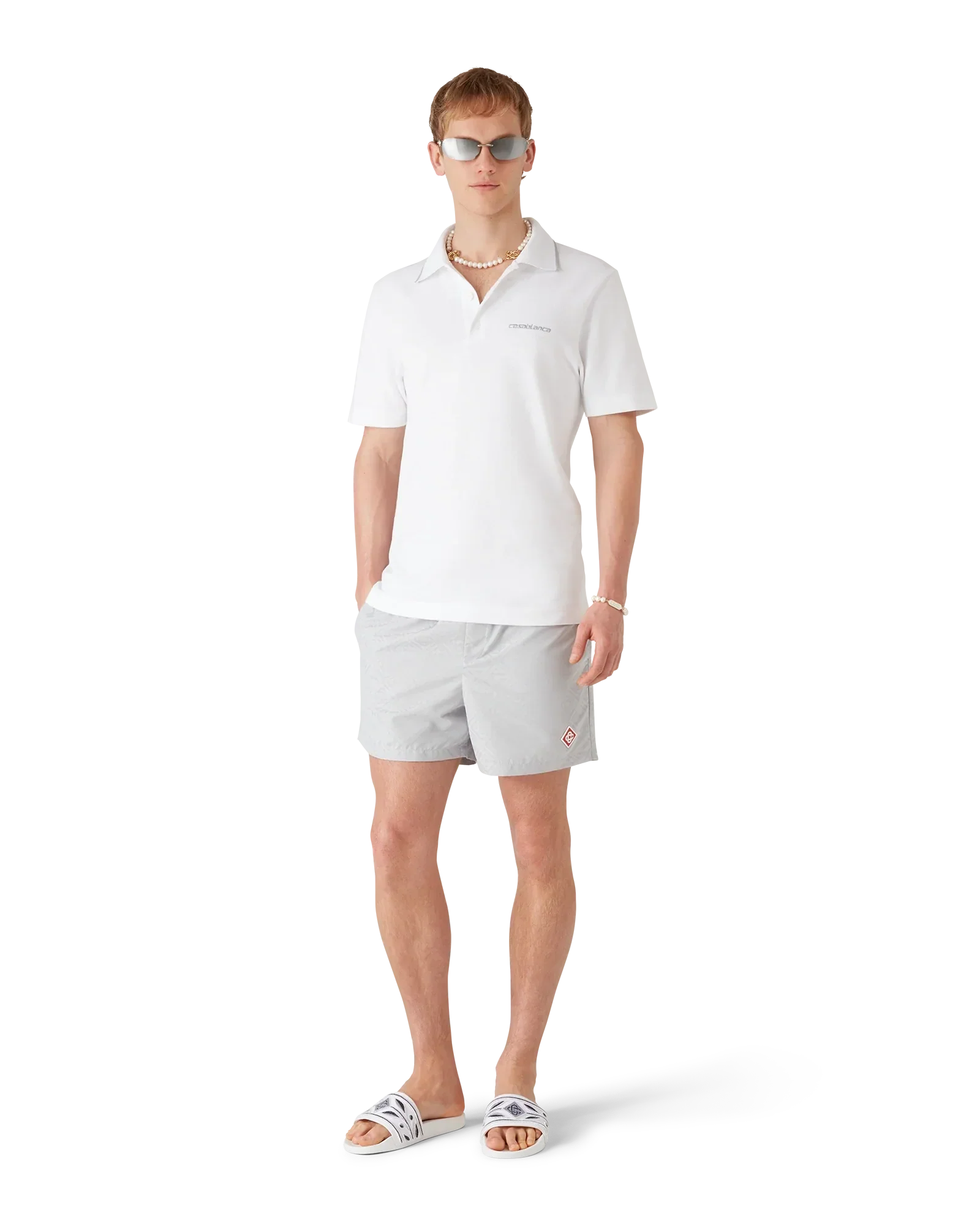 Monogram Jacquard Swim Shorts | Casablanca Paris | Image 2