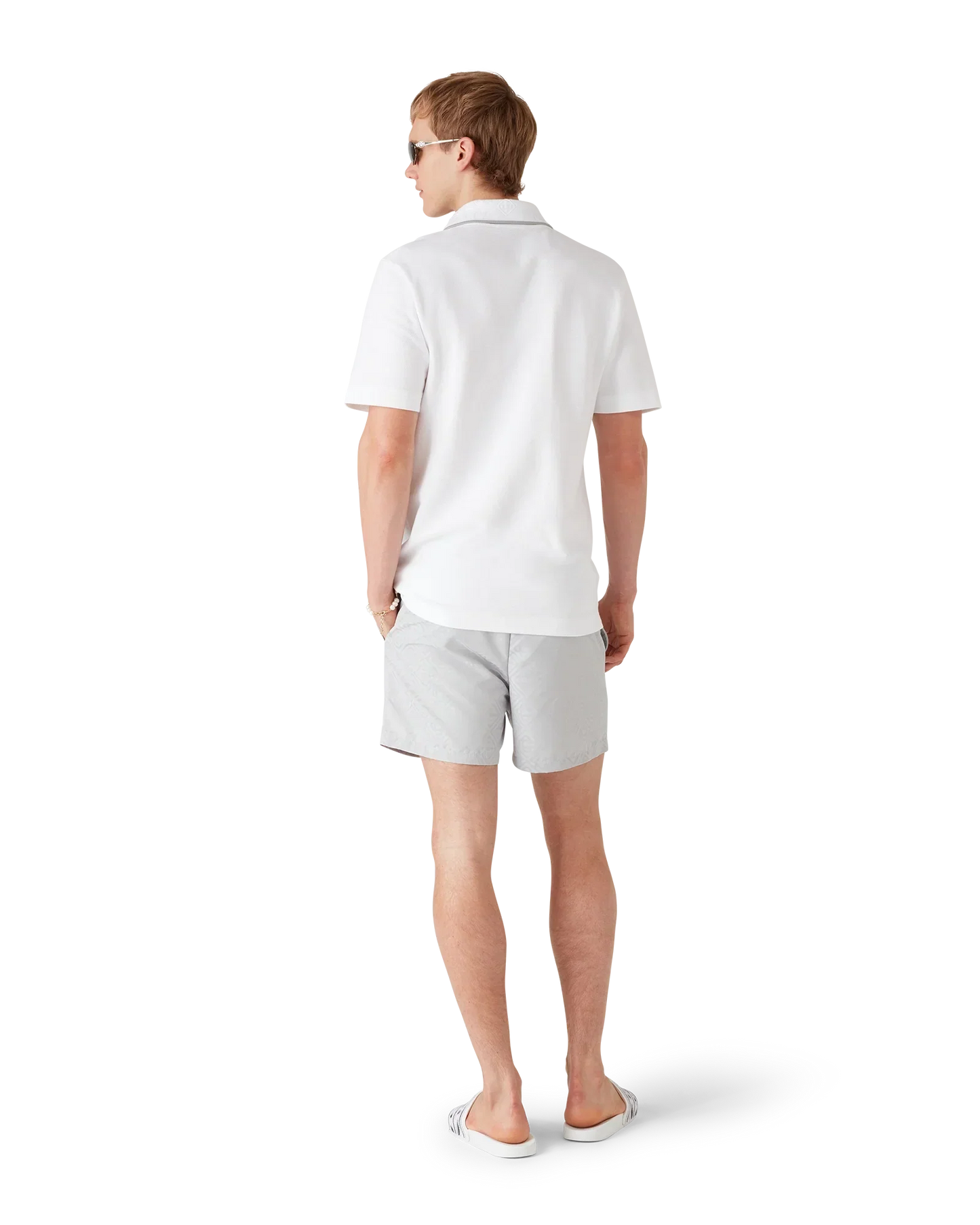 Monogram Jacquard Swim Shorts | Casablanca Paris | Image 3