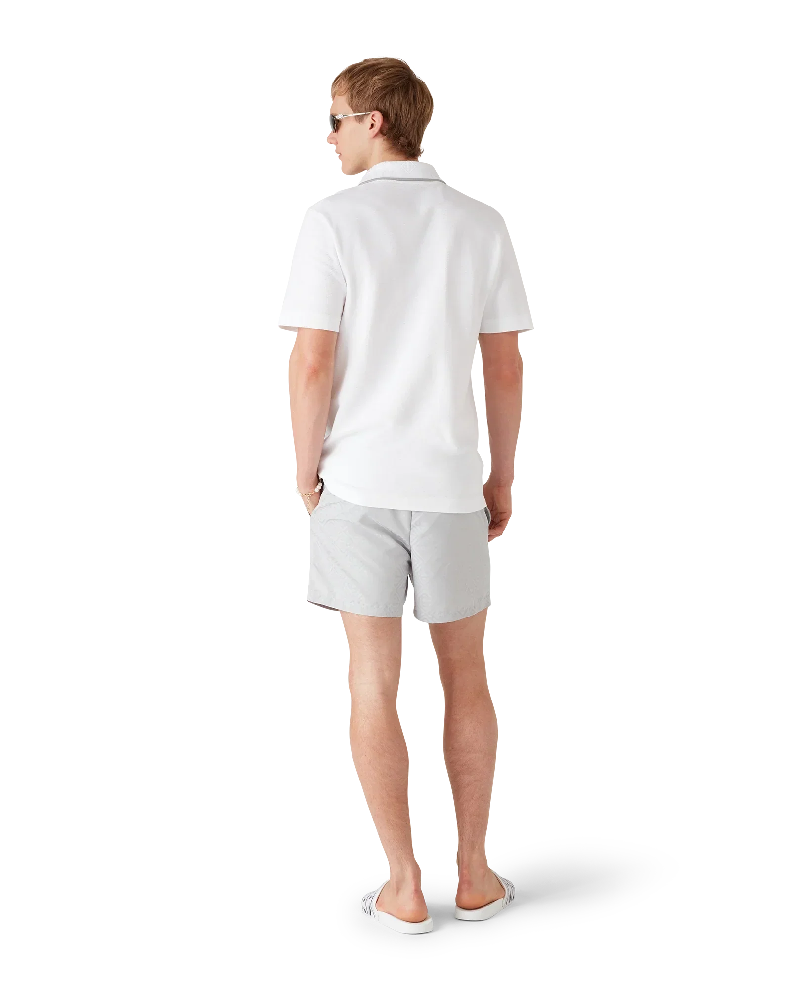 Monogram Jacquard Swim Shorts | Casablanca Paris | Image 3
