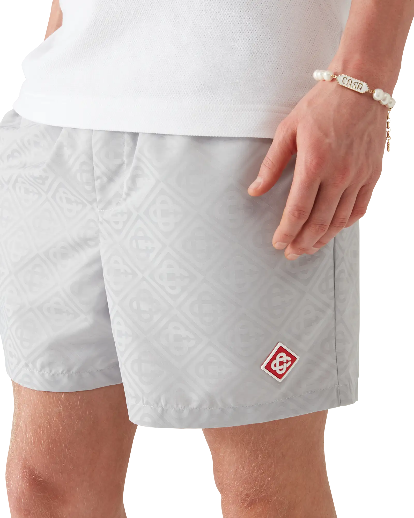 Monogram Jacquard Swim Shorts | Casablanca Paris | Image 5