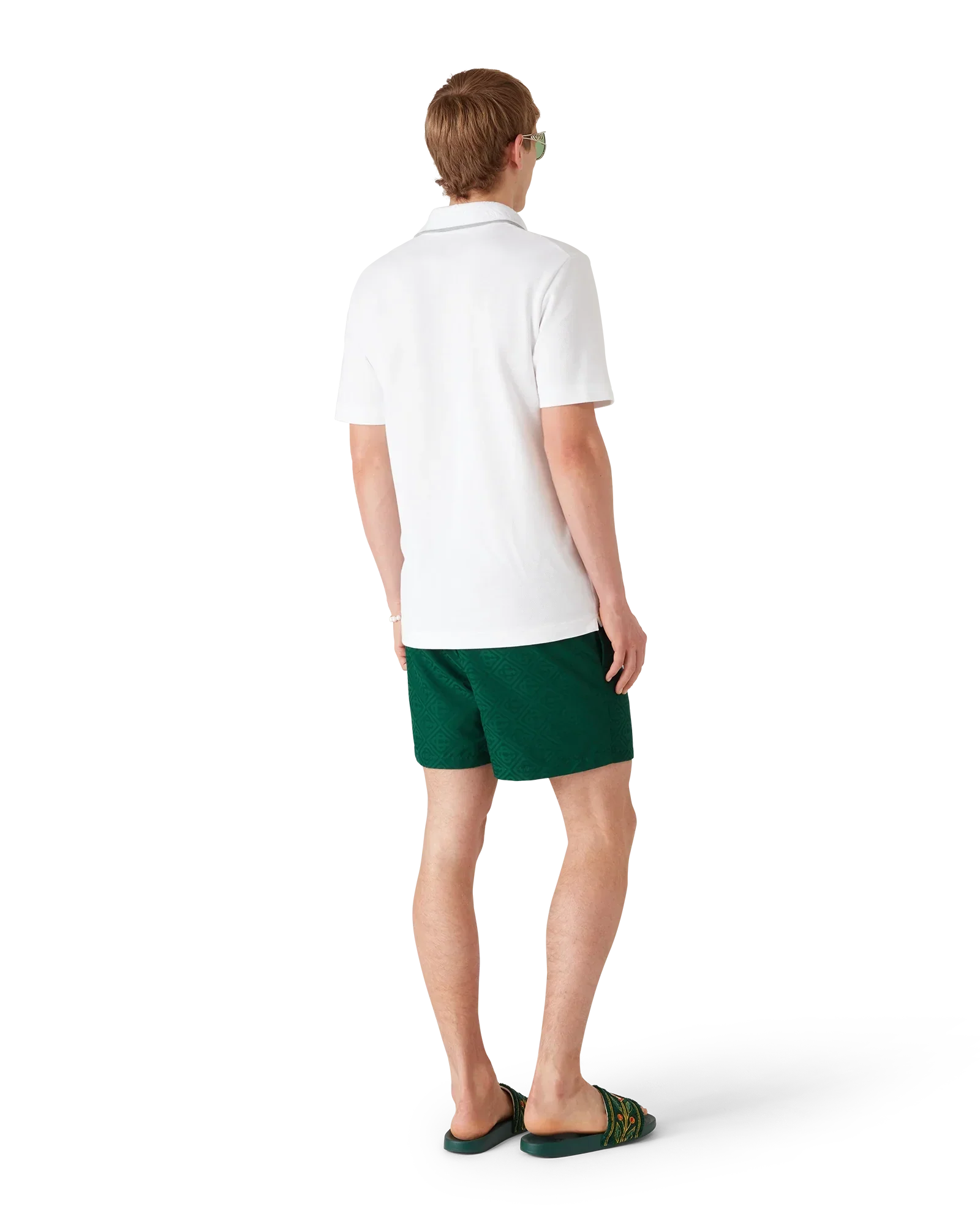 Monogram Jacquard Swim Shorts | Casablanca Paris | Image 4