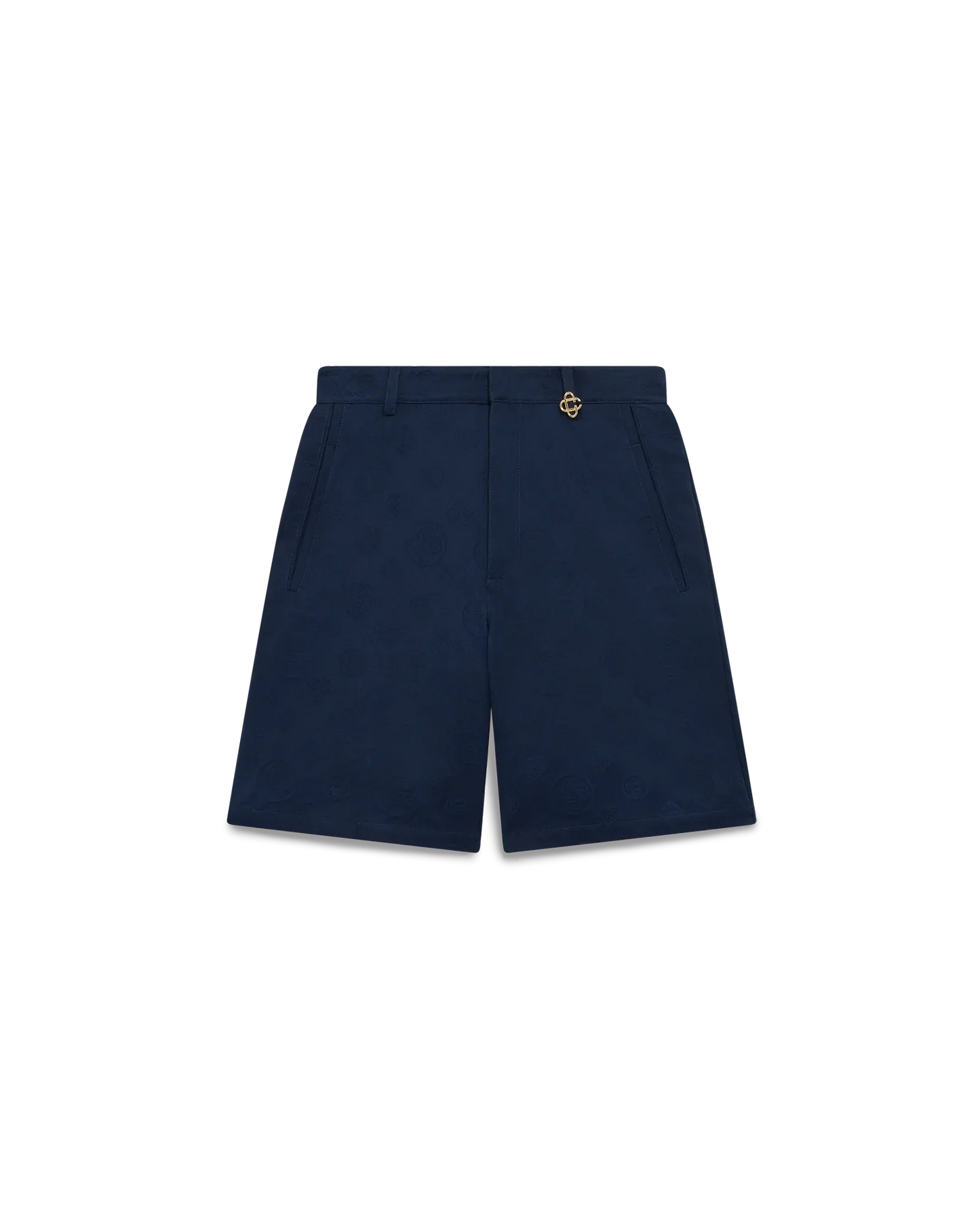 Navy Monogram Shorts | Casablanca Paris | Image 1