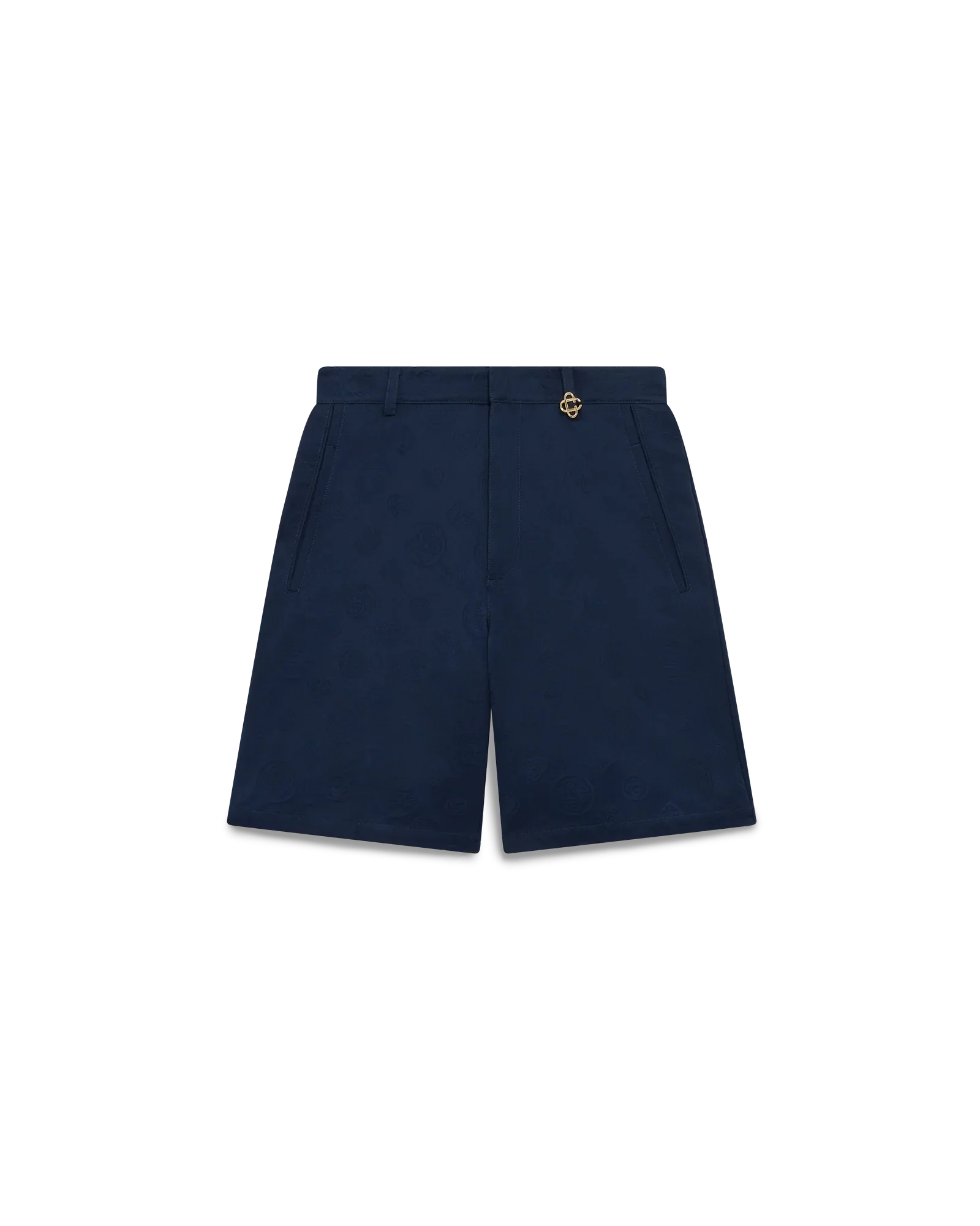 Navy Monogram Shorts | Casablanca Paris | Image 1