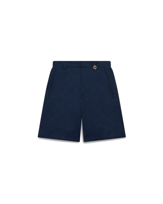 Navy Monogram Shorts | Casablanca Paris | Image 1