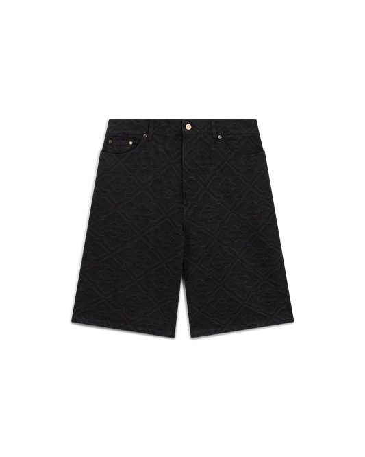 Laser Monogram Denim Shorts | Casablanca Paris | Image 1