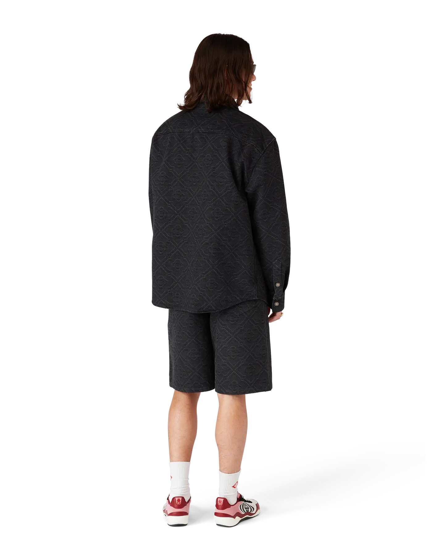Laser Monogram Denim Shorts | Casablanca Paris | Image 3