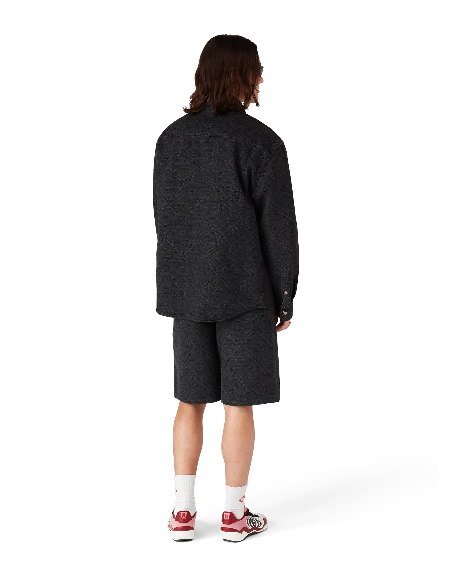 Laser Monogram Denim Shorts | Casablanca Paris | Image 3