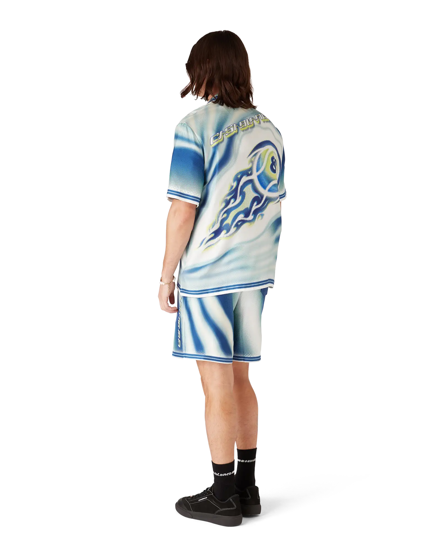 The Art Of The Serve Silk Shorts | Casablanca Paris | Image 3