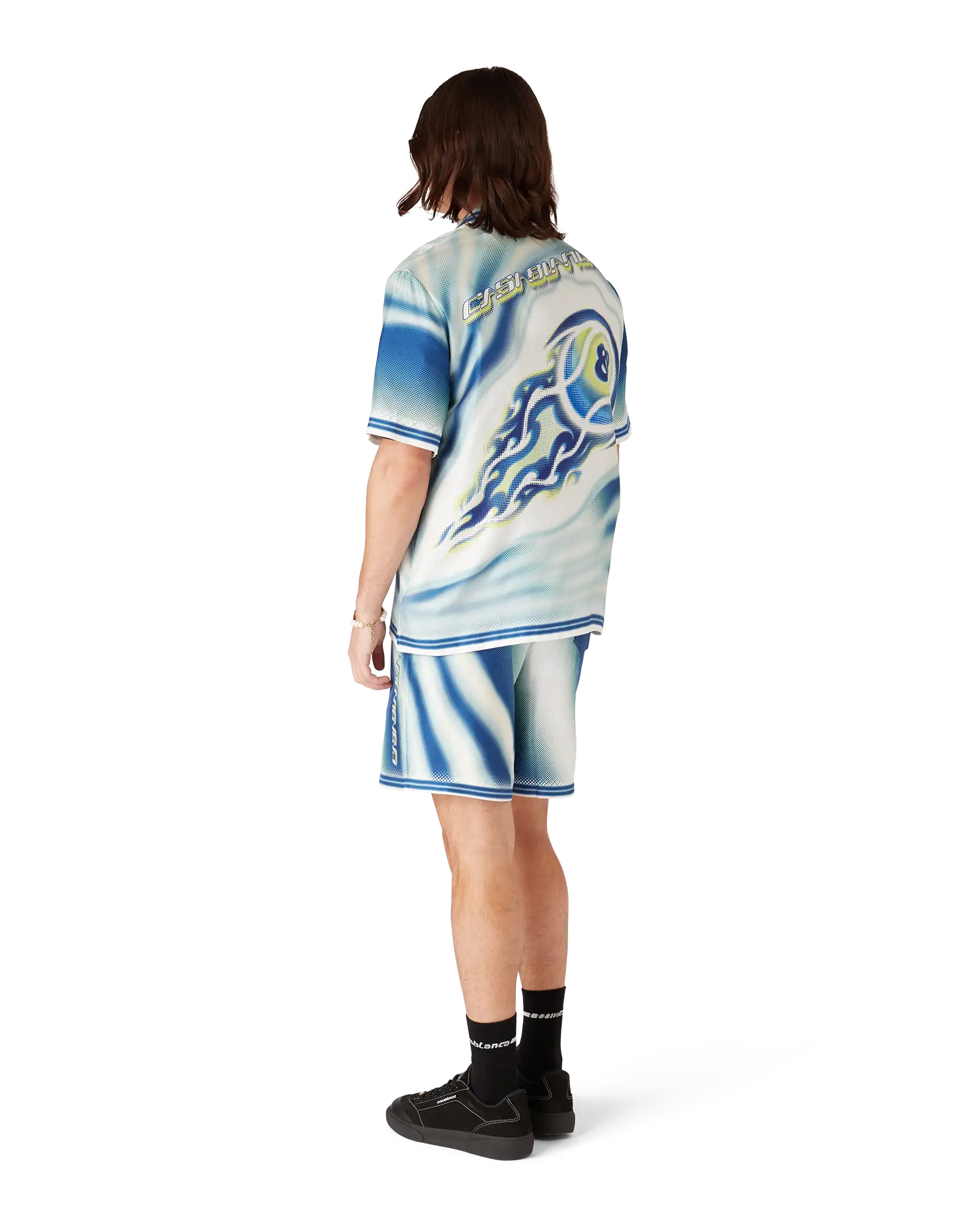 The Art Of The Serve Silk Shorts | Casablanca Paris | Image 3