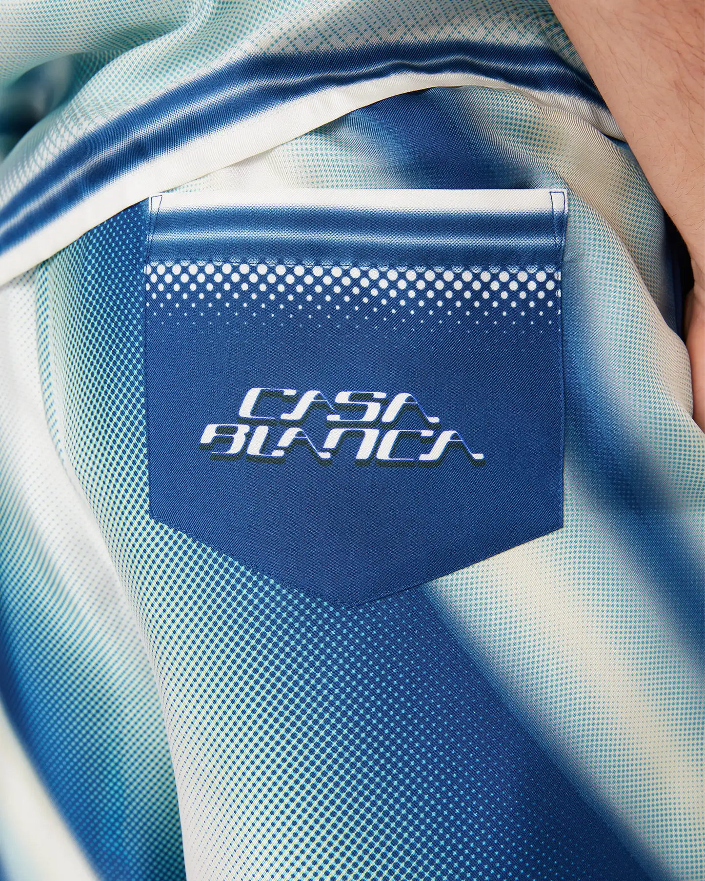 The Art Of The Serve Silk Shorts | Casablanca Paris | Image 5